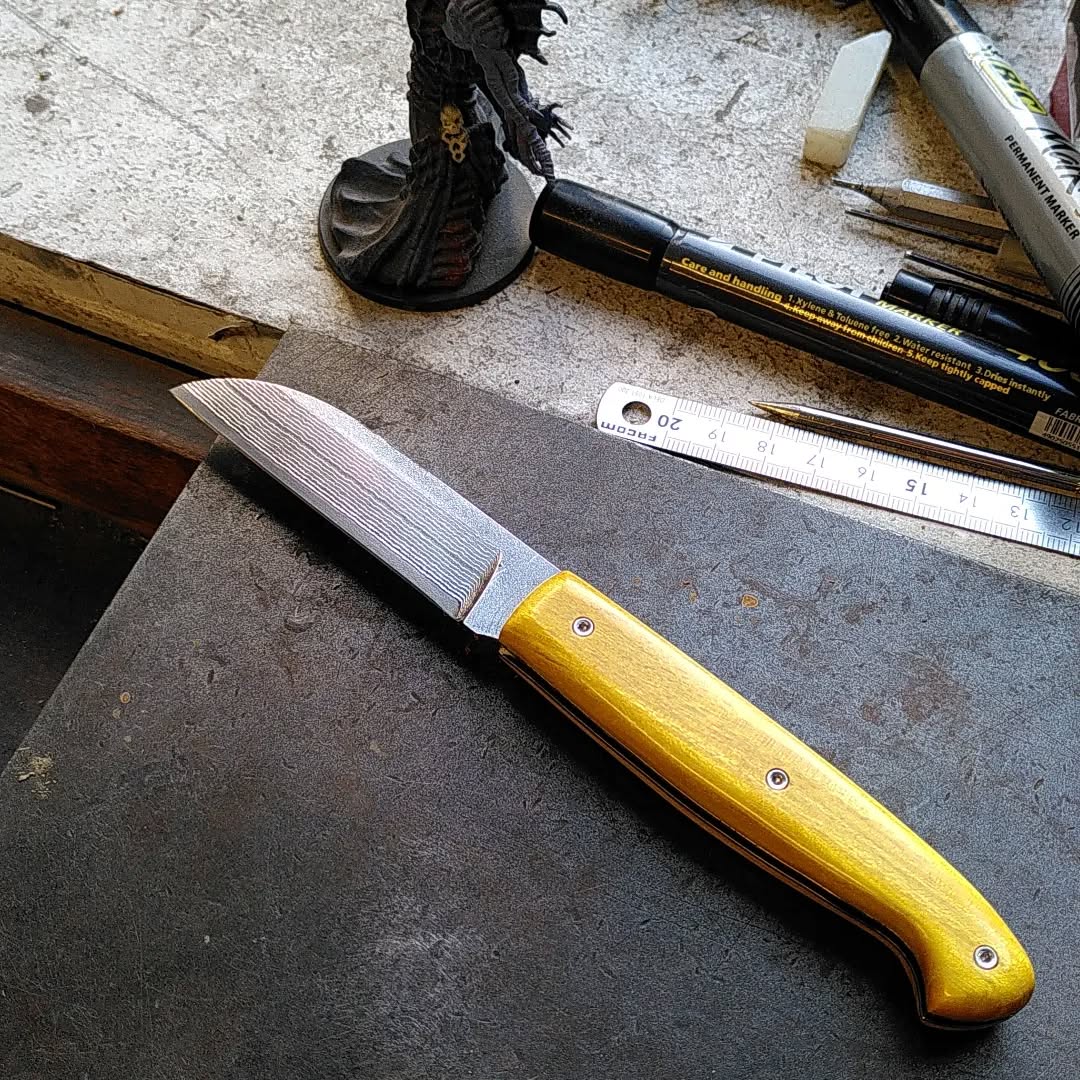 Petit Parisien pliant lame vg10 manche en oranger des osages