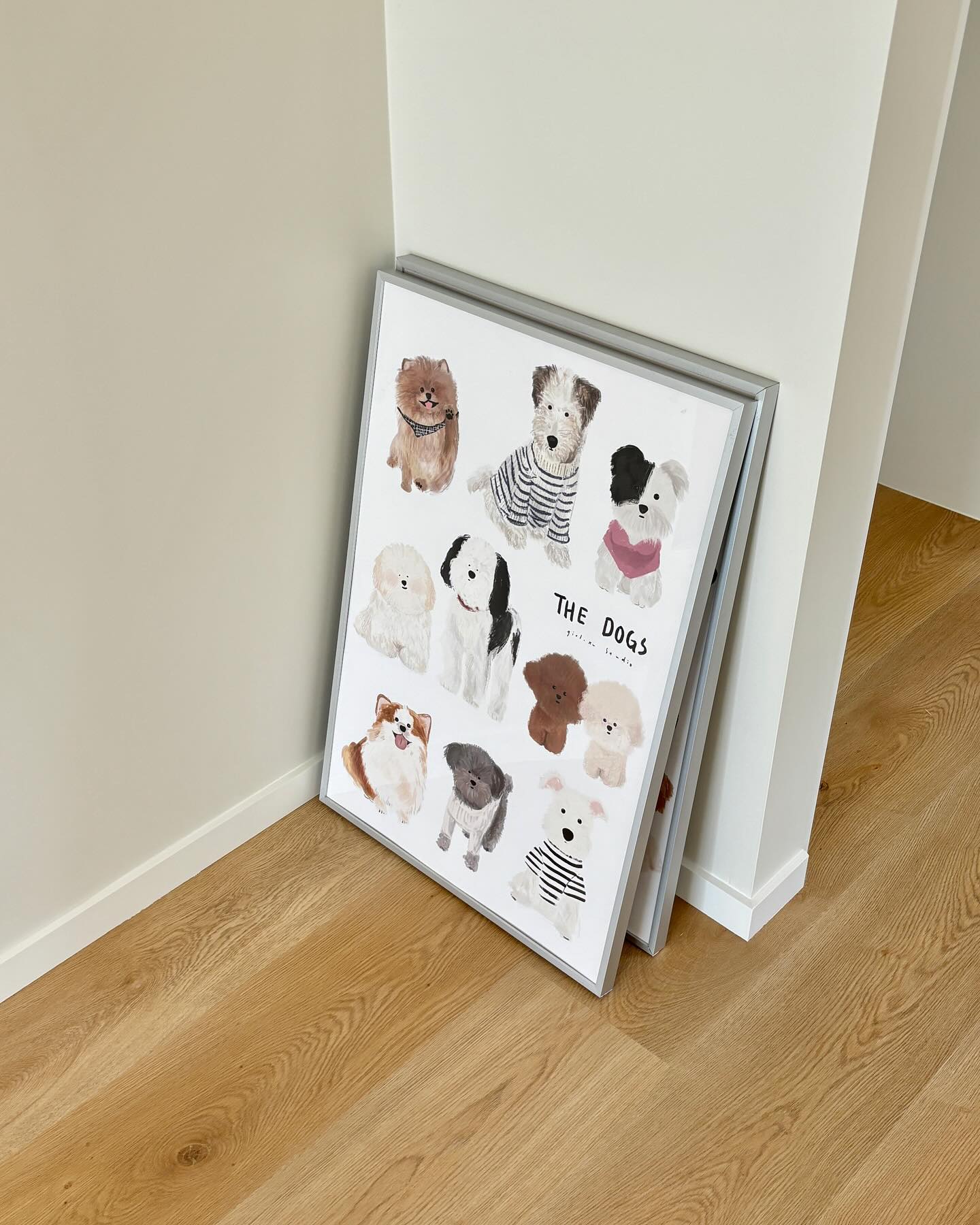 New home new picture! #home #illustration #dogs