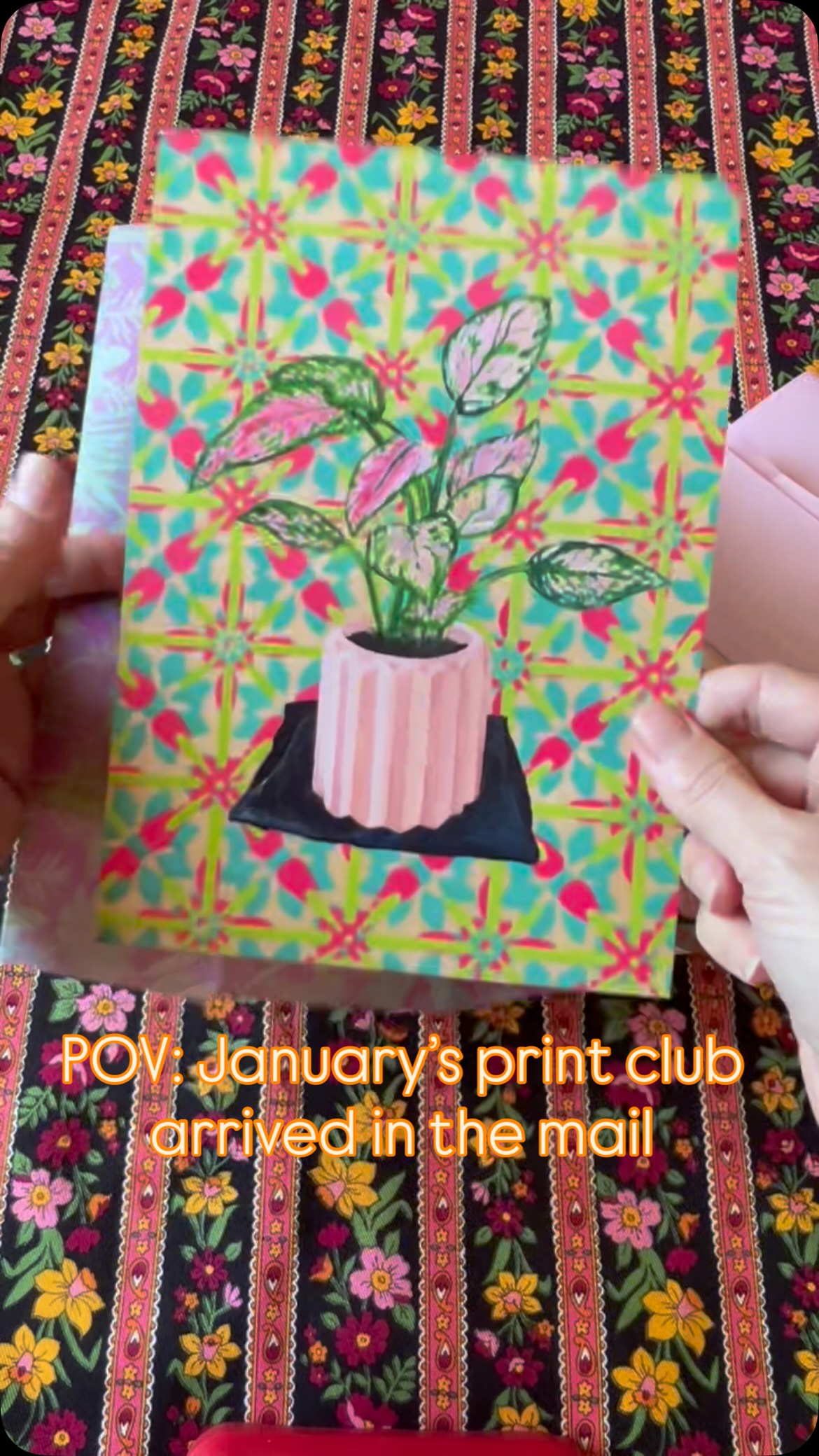 January’s Maximalist Mailer should be in Australian mailboxes by now. Overseas folks, I’m sorry about the spoilers! 🙈
Thanks so much everyone who subscribes 🥰
🌺If you’d like to sign up for February and beyond head to lucindacrimson.com > print club
💖🧡💖
#printclub #snailmail #mailclub #mailclubsubscription #australianartist
