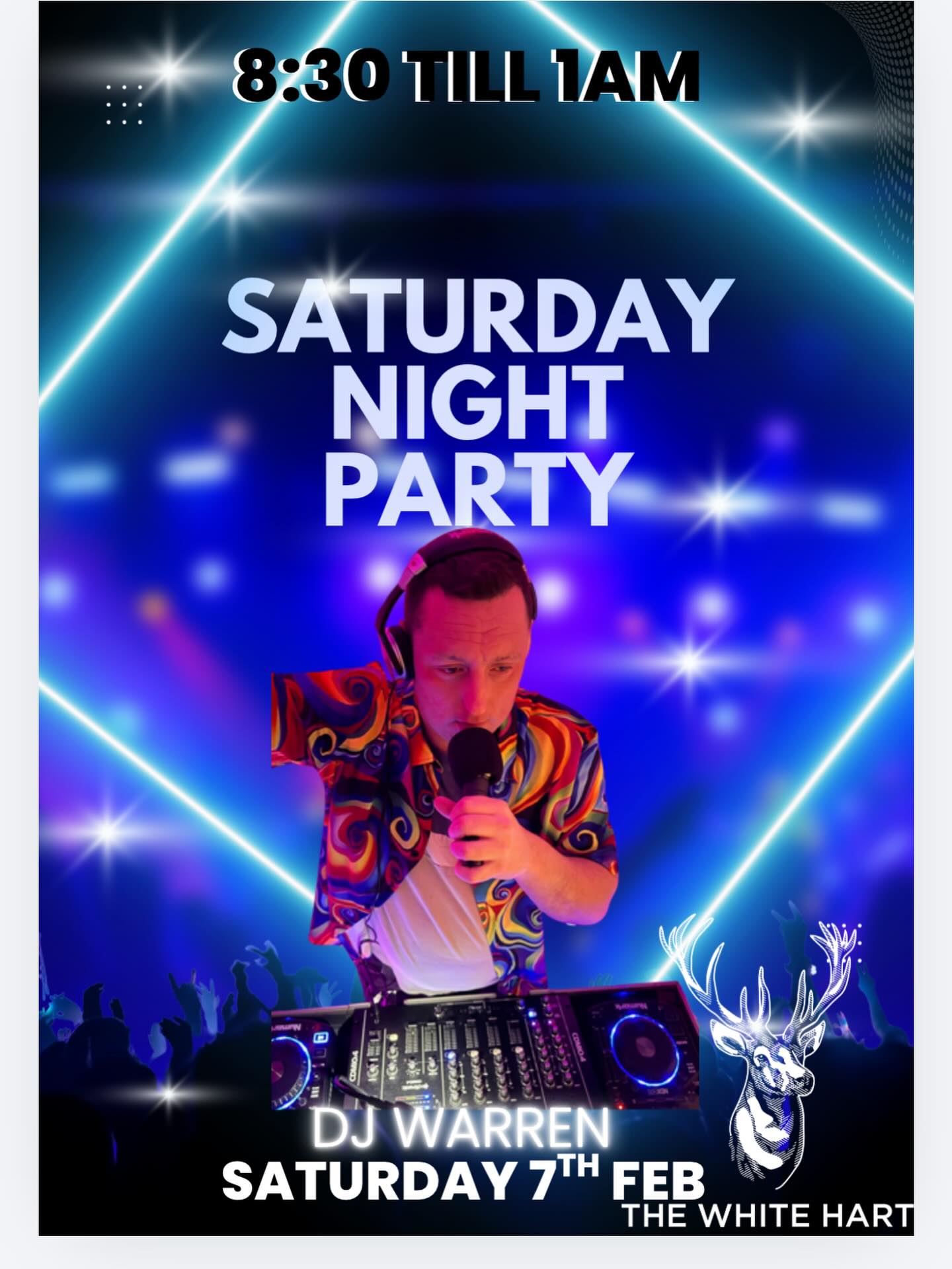 This Saturday. We are going to party!!!! With DJ Warren