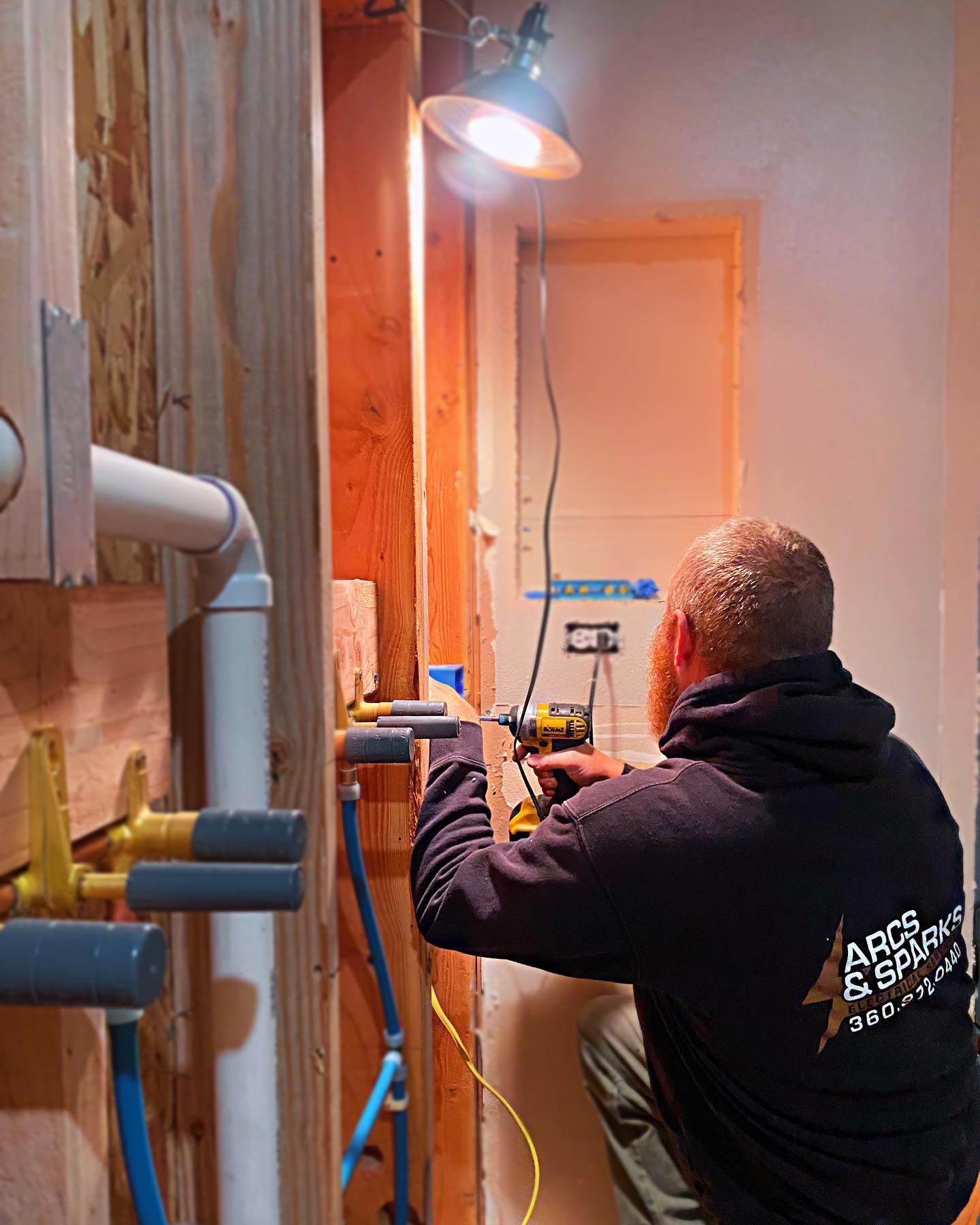 Change orders: a love-hate reality in our trade. We love providing our customers every opportunity to design and request modifications until their space is perfectly arranged to their needs AND wants. We hate making our customers wait during the inevitable downstream delays. Years of trial have proven one truth: constant communication and consideration allow for the smoothest and quickest relocations, transitions, and trim outs when tackling change orders.
Your ideas are welcome at any point. ⚡️We can make it work.⚡️
Built by: @homeresourcecompany
Electrical by: @arcssparkselectricalservices
#electrician #electricianlife #electricalcontractor #residentialelectricians #remodel #changeorder #skilledtrades #constructionshuffle #redesign #bathroomremodel #untilitsperfect #dewalt #thurstoncountywa #construction #keepitlocal #switchesbetrippin #listeningskills #makeitwork #detailsmatter