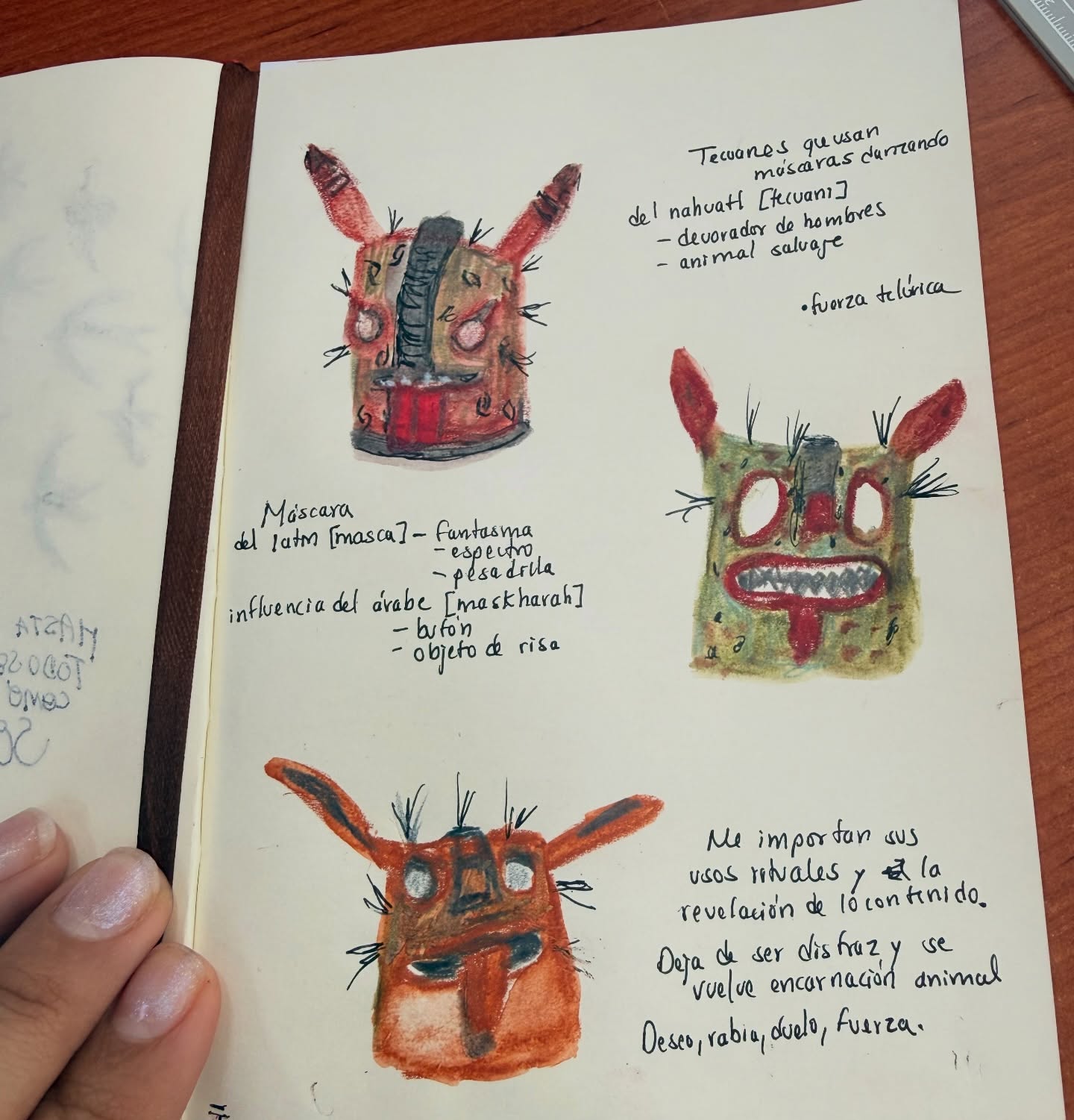 De máscaras
Esta vez me tocó habitar el ritual desde dentro, con una máscara gigante.
Me conmueve y me expande ser parte de proyectos multidisciplinarios donde el cuerpo y la comunidad se entrelazan.
.
.
.
#Mascara #Ilustracion #Danza