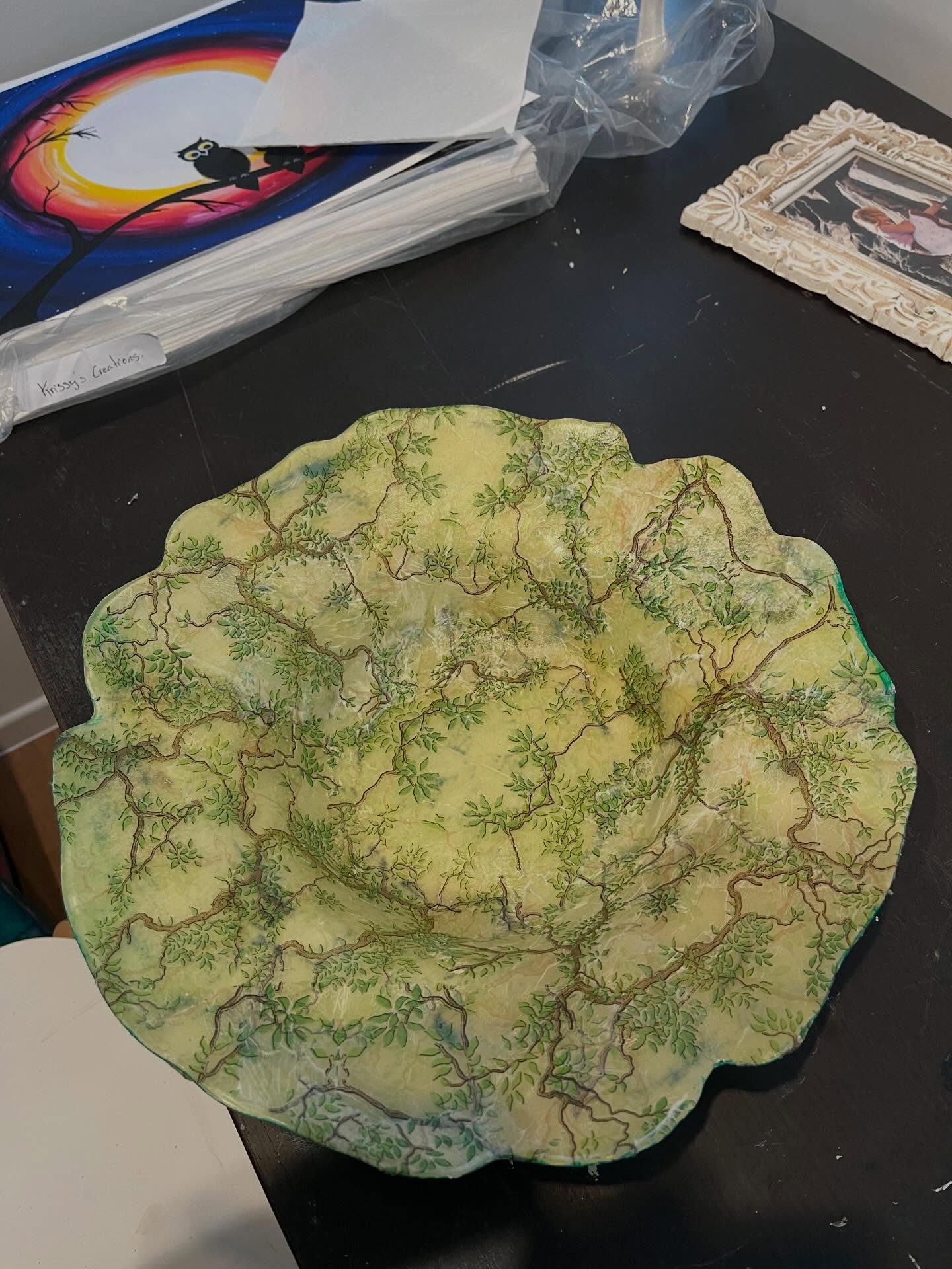 Birdbath is still a work in progress but getting there! ✨👩🎨🦉🪶