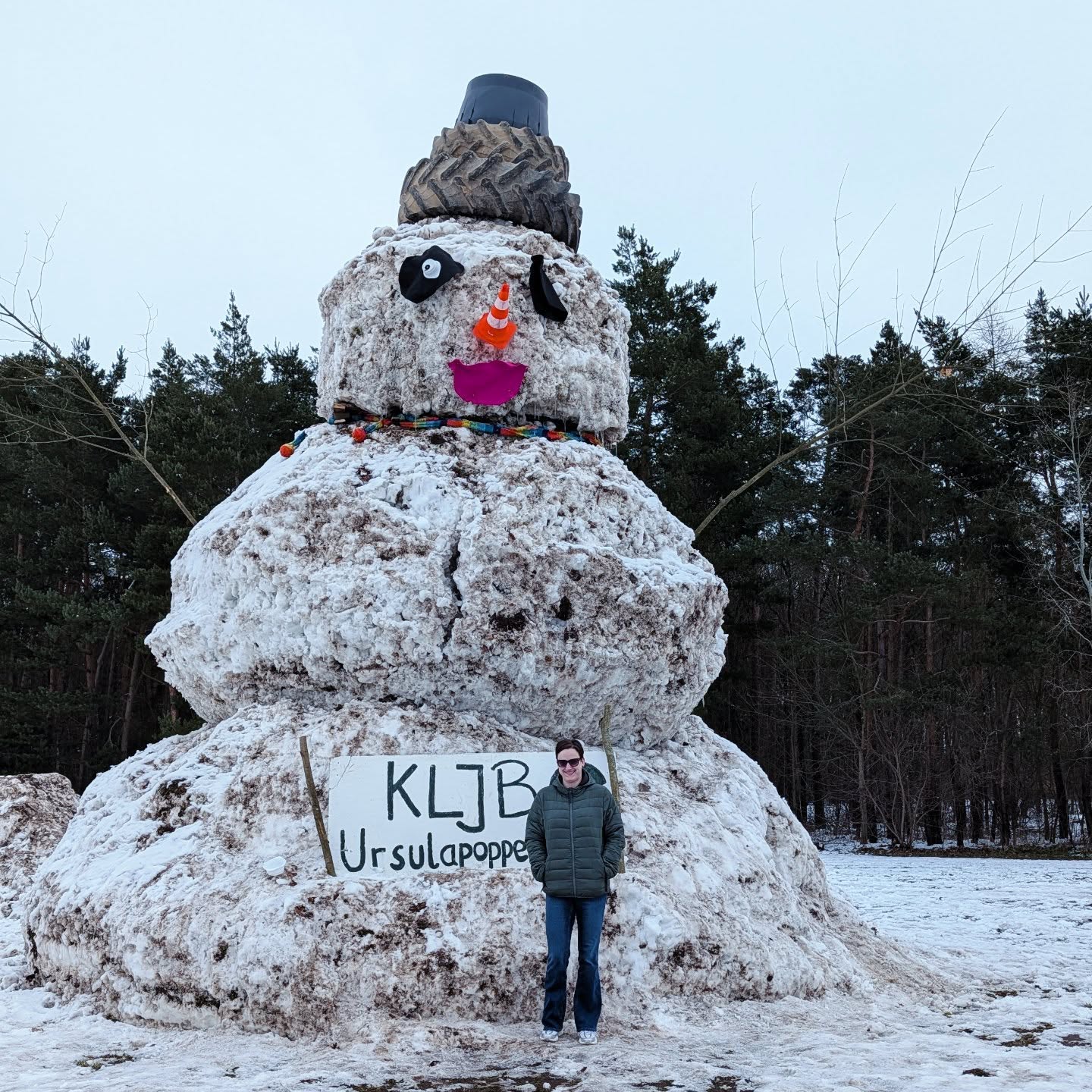 This might be the biggest snowman I will ever see in my life 😲😲😲😲
#ursulapoppenricht #snowman #snowdays❄️ #winterwonderland