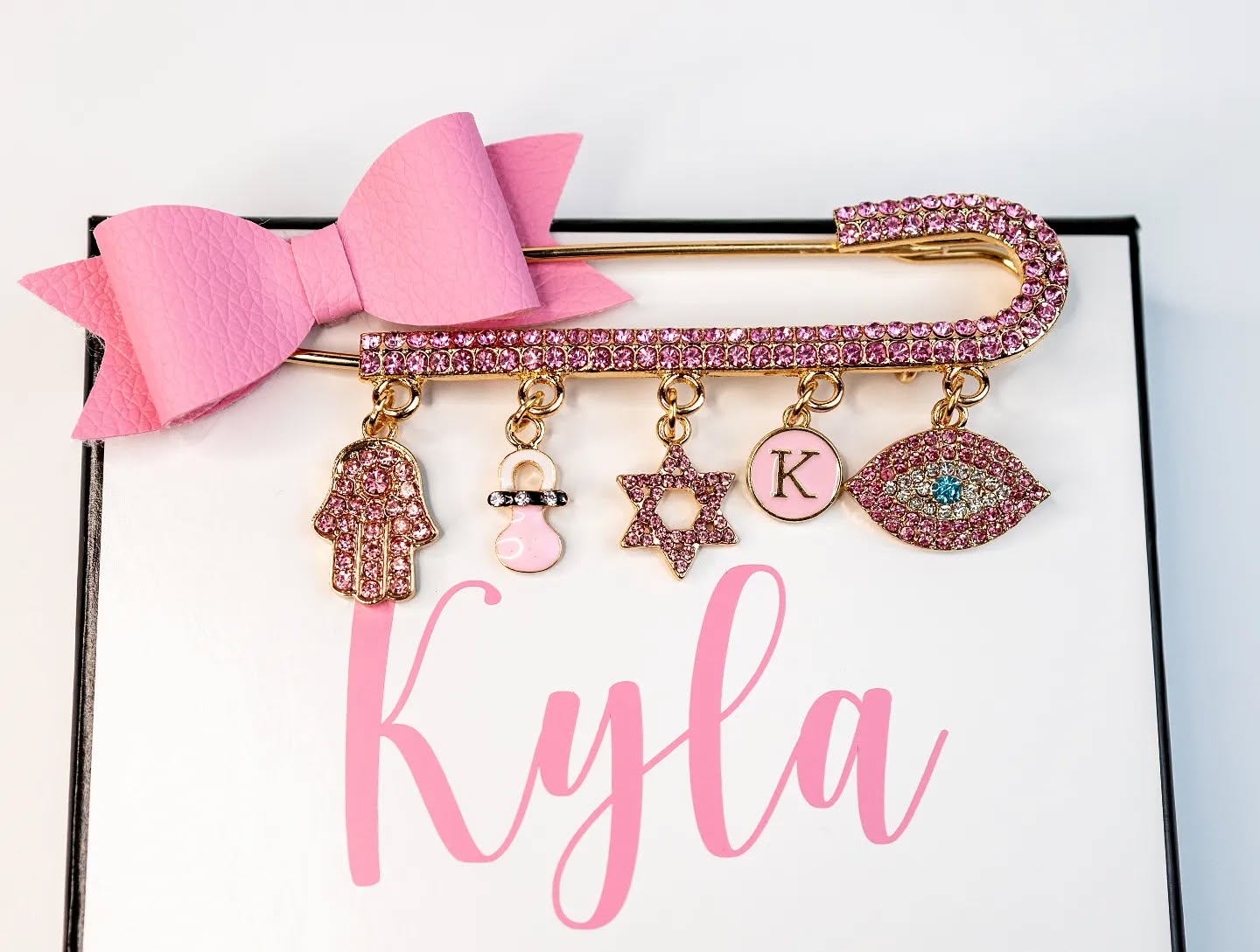 Welcome baby Kyla!
-
-
-
-
#LuxGiftBoxes #strollerpin #babygift #babygirl #babyshower #personalizedgifts #strolleraccessories #torontogifts #gift #Toronto #evileye #malocchio #vaughan #supportsmallbiz #pretty #beautiful #christian #catholic #jewish #muslim #vaughan #babyshower #momlife