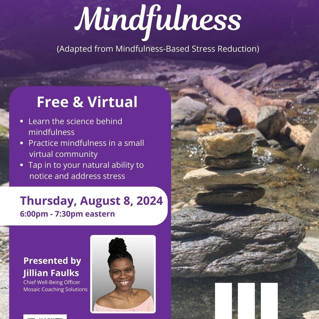 It's time for a check in with YOU!
Free Introduction to Mindfulness-Based Stress Reduction
Have you ever thought about ways you can reduce stress and take better care of yourself?
Have you wondered if there’s a simple tool or process that you can enroll anytime/anywhere when you need just a little extra space?
Is “mindfulness” just trendy phrase or is it actually something you can add to your personal tool kit?
If you answered yes to any of these questions, then join us in a couple weeks for a free introduction to MBSR- (mindfulness-based stress reduction). MCS’ is very own Jillian Faulks will lead this 90 minute session introducing you to this modality. It promises to nourish you.
Space is limited so register right away – she looks forward to seeing you there!
https://bit.ly/46nQvBo