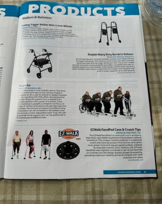 From the latest @homecaremag !
#crutch #crutches #cane #canes #injury #disability #amputee #brokenleg #disabilitytravel #disabilitysports #disabilitylife #crutcheslife #handicap #handicapped #sports #travelandleisure #cruises #vacation #health #leisure