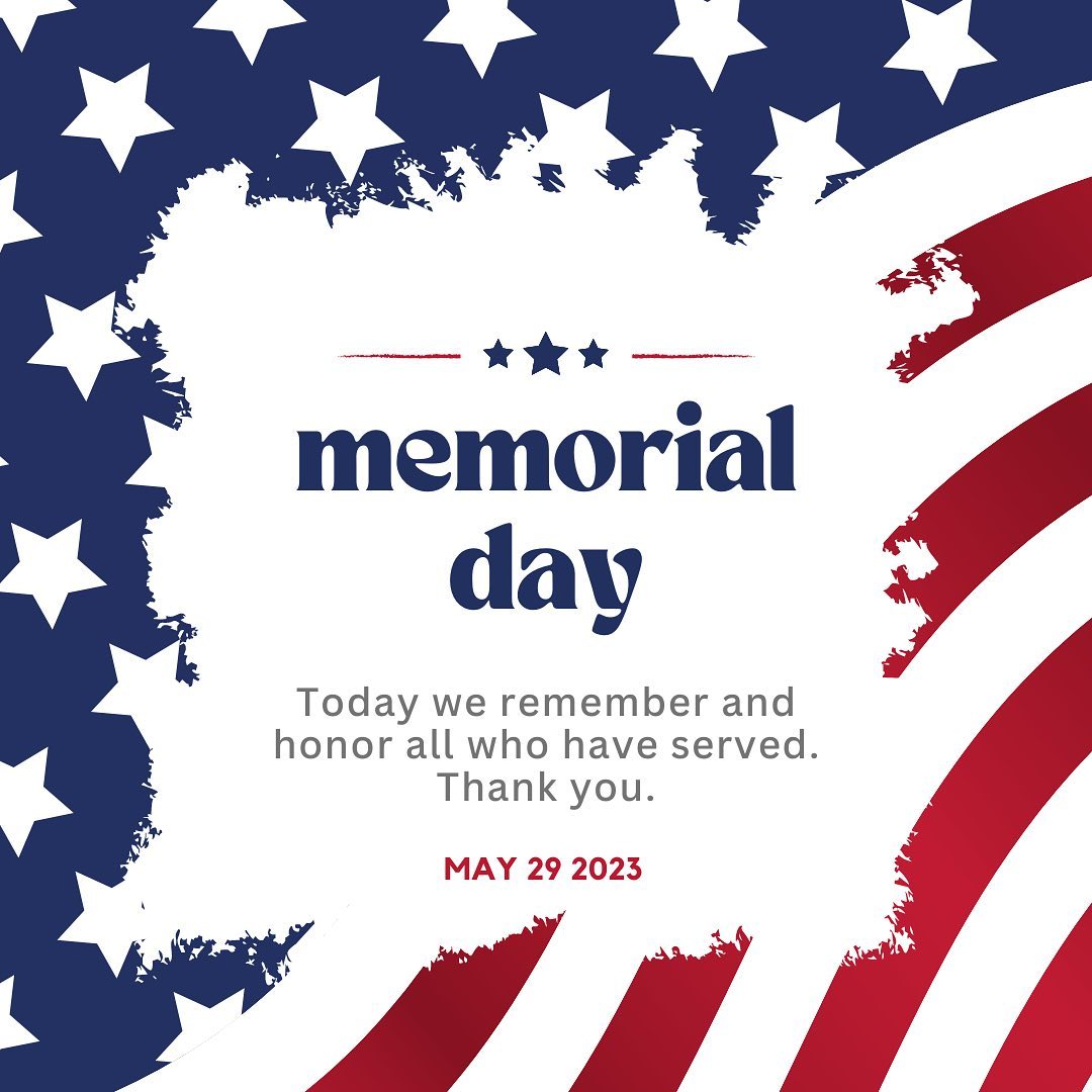 Memorial Day 🇺🇸❤️
Today we remember and honor all who have served. Thank you.