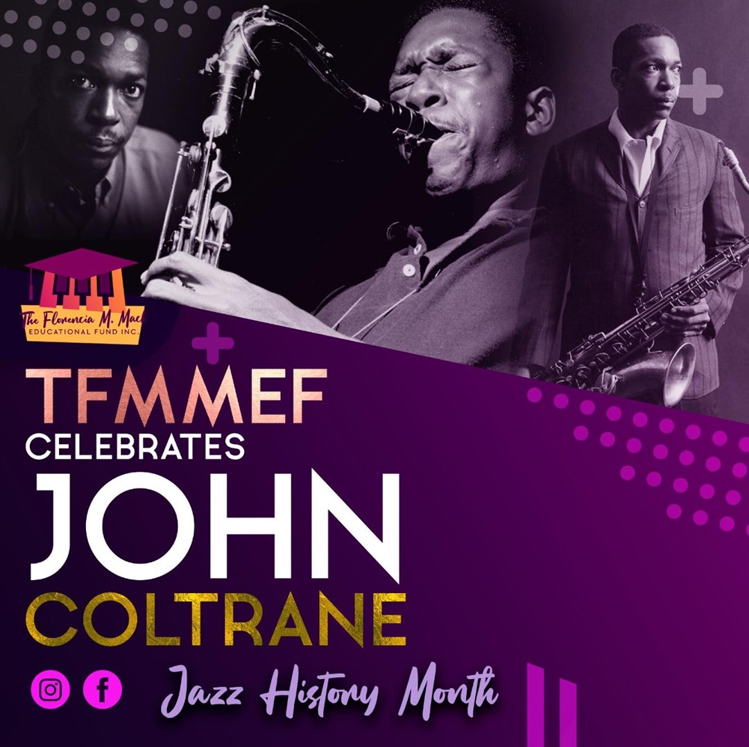 TFMMEF pays tribute to the life and legacy of the renowned John Coltrane, an American Saxophonist.
Mr. Coltrane's roots in North Philadelphia (Strawberry Mansion) are not far from where Florencia gave piano, organ and voice lessons. Explore Mr. Coltrane's career...Blue Train
#jazzmusicmonth #musiciansmatter #musicsaveslives #musicmajors #clefclubofphiladelphia #kimmelcenter #estherboyerschoolofmusic #curtisschoolofmusic #johncoltrane