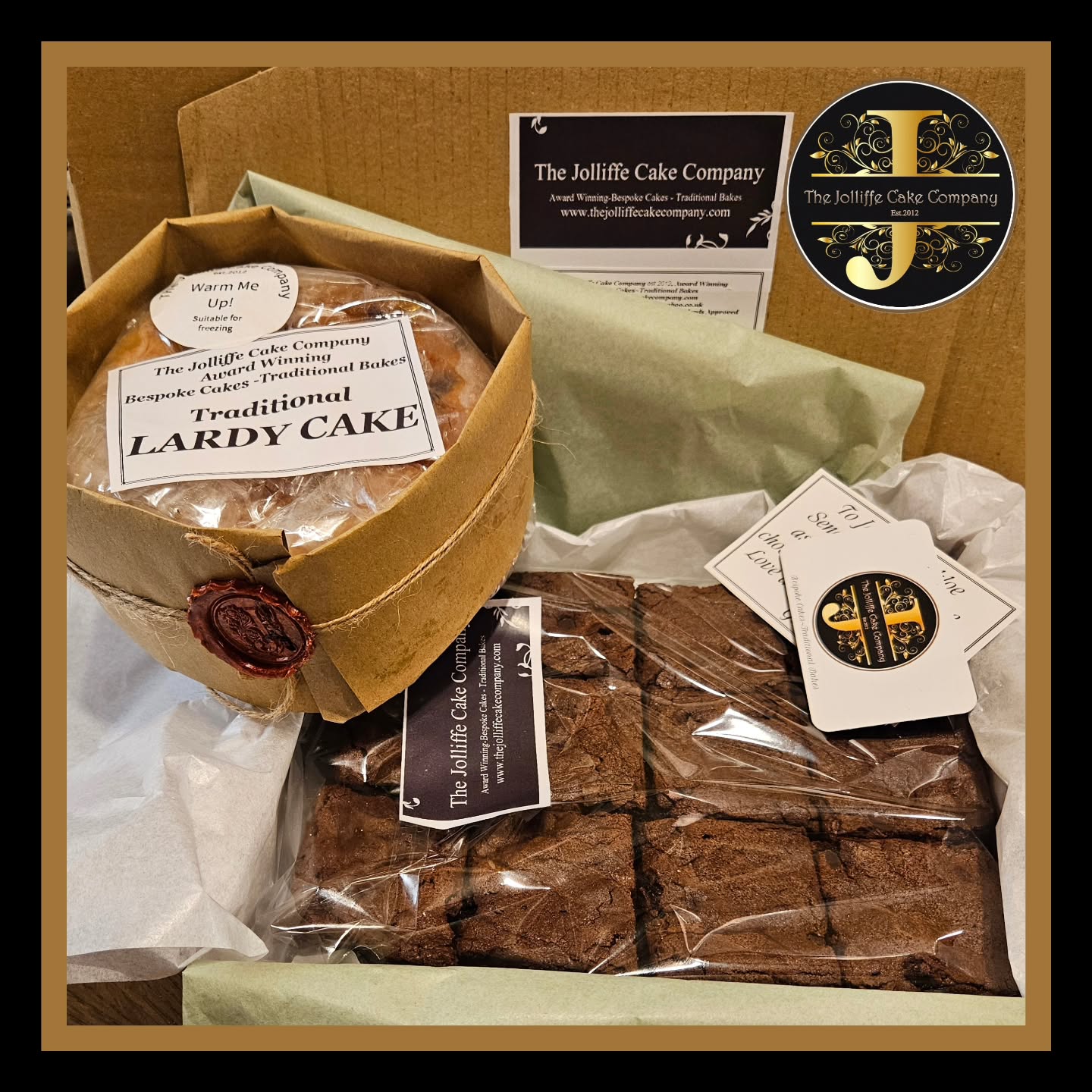 Always popular in our Retro Bakes category, freshly made Cornflake tart, available with a choice of Raspberry or Strawberry Preserve and along with others Lardy Cake & Chocolate Brownie 'Combi Box' where there are bakes to choose along side a freshly baked Lardy Cake, which works out better for postage, as carefully wrapped and boxed in a box and sent together. All available to order and be posted to anywhere in the UK via our website . #lardycakeandchocolatebrowniescombibox #cornflaketart #uk #bakesbypost #thejolliffecakecompany