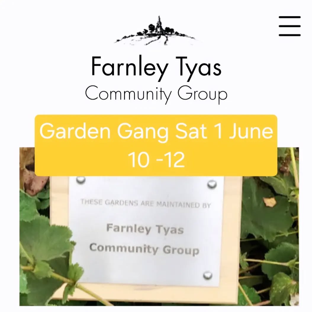 โ๏ธ๐ปThe Garden Gang is meeting once again tomorrow Saturday 1st june, 10am - 12pm at the Community Garden in the Recreation ground.
If you'd like to join in and help maintain our lovely plants, flowers and trees then come down and join the gang. If you have any spare garden tools then feel free to bring them with you. Refreshments provided.