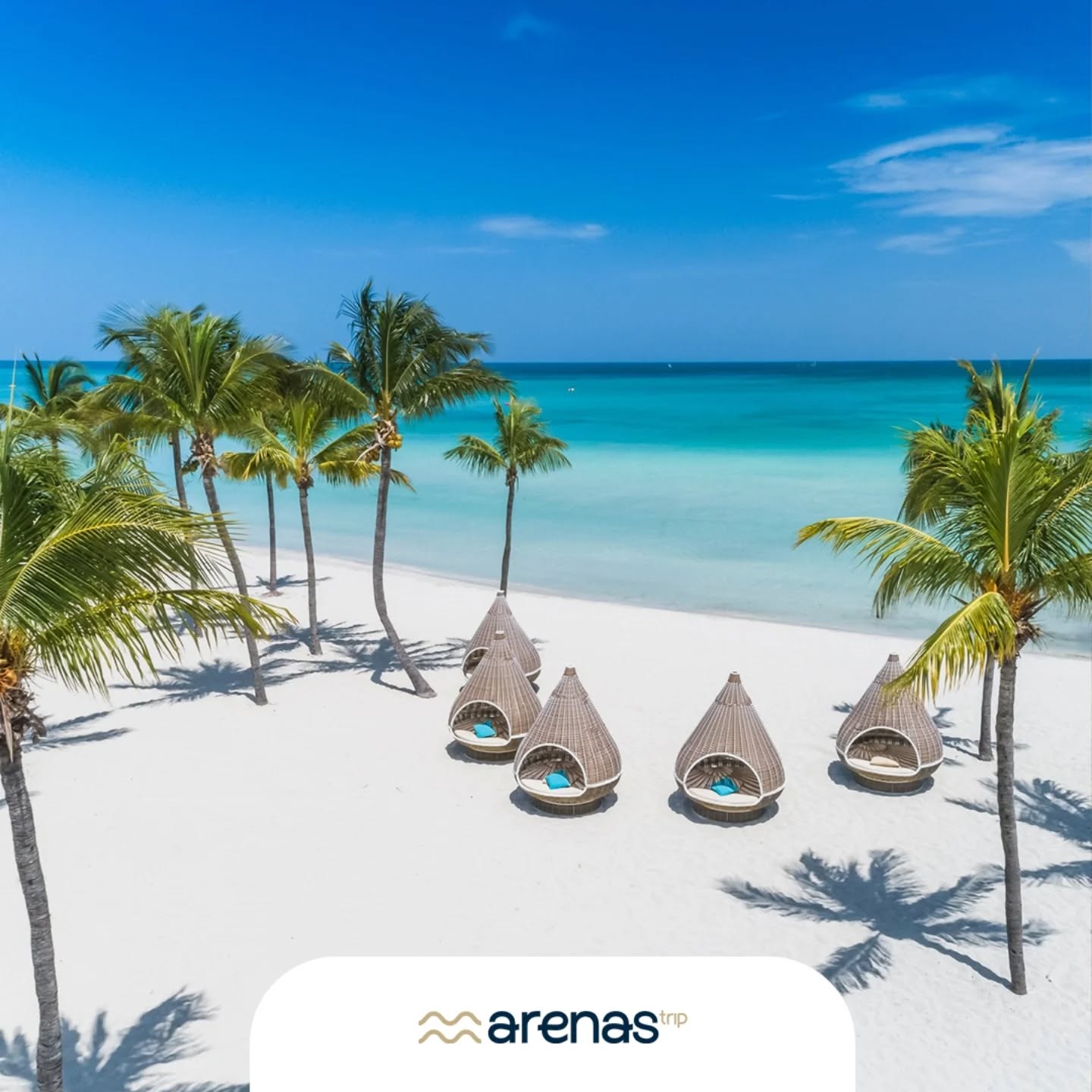 Esta maravilla es en @meliahtlresorts y vos podés estar ahí con Arenas Trip! Tenemos salidas el 02 de enero a un precio increíble por 14 noches 🌴