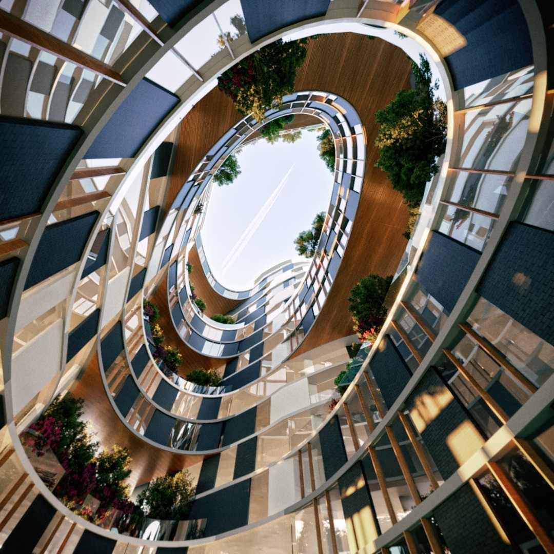 Diseño arquitectónico: scarq-arquimedia
#architecture #design #render #cgi #organicdesign #arquitectura #diseño #architecturelovers #arch