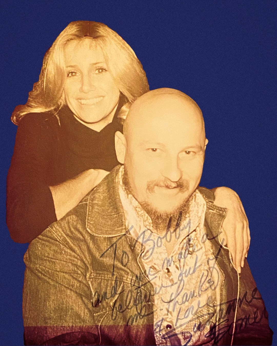 I wrote the title song for Suzanne
Somers’ CBS TV Movie of the Week
“Happily Ever After” and taught
her how to sing it. I also played
piano on the recording. She was a
very nice lady. #suzannesomers #happilyeverafter #cbs #songwriter #bobbygosh