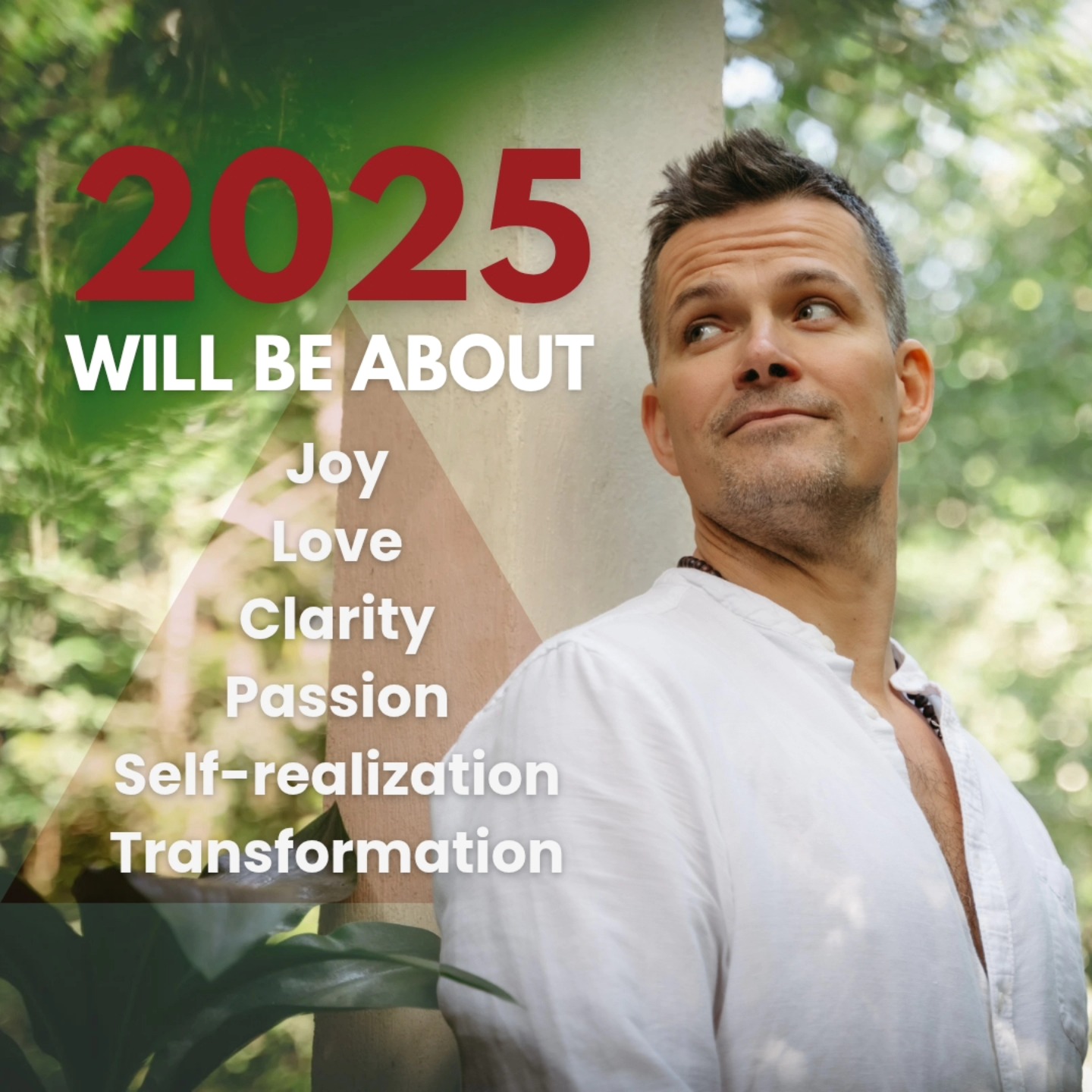 2025 will be about
- Joy
- Love
- Clarity
- Passion
- Self-realization
- Transformation