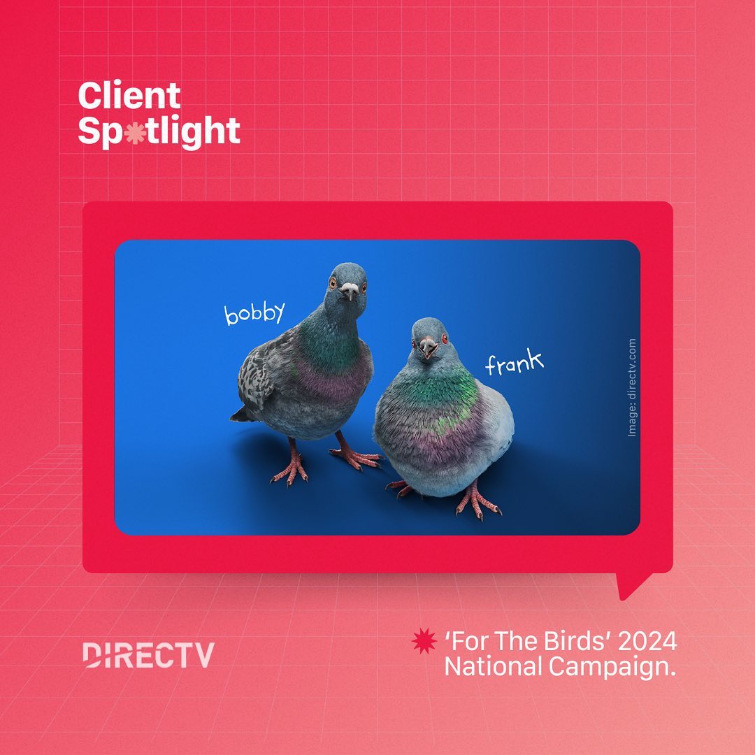 Shoutout to our client @directv for the amazing campaign starring the iconic duo, Bobby and Frank, the spokepigeons! 🐦✨🐦 Don’t miss out on the fun – head to DIRECTV’s profile!
#clientspotlight #directv #campaign #marketing