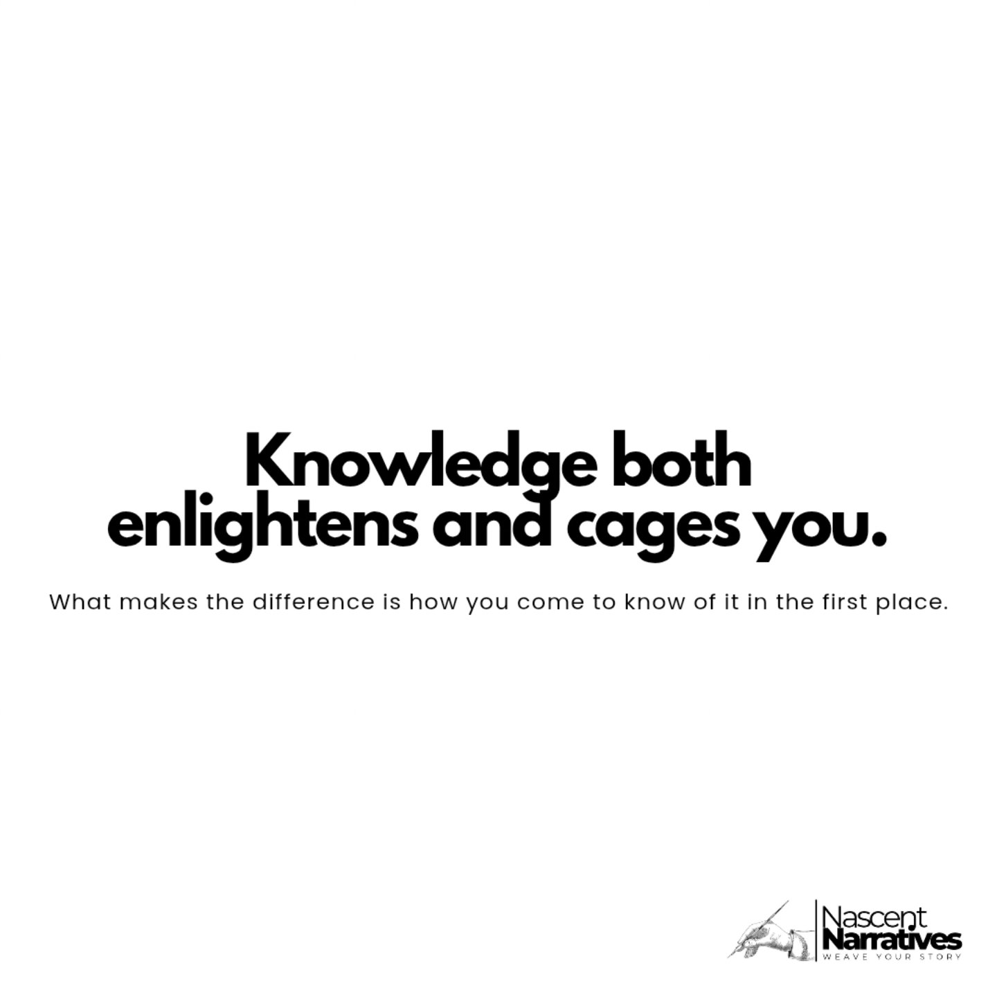 We often misinterpret knowing something for 'discovering it'. Well they are two different lanes that lead to two different journeys and destinations.
The thrill of discovering something can never be matched by the mere phenomenon of coming to know of it through someone else.
And the choice of medium to get to know that 'something' makes all the difference.
To dive deeper into this thought, watch this space for the next blog post, coming your way very soon 🙌