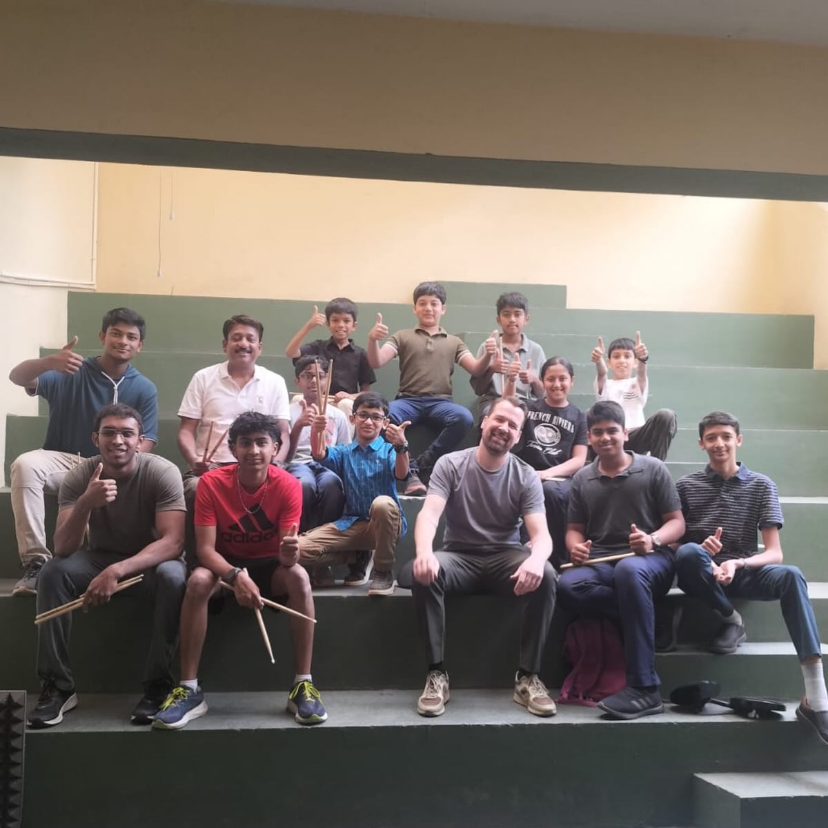 Glimpses from the drum workshop by Otto de Jong at BSM