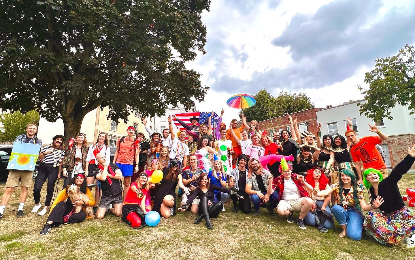 T R E A S U R E H U N T • So much fun with this incredible @socialheroesadventureclub crew at the 2022 SHAC Treasure Hunt 🏴☠️🥳🙌 Incredible costumes & challenges crushed. Team spirits high, hot chilli’s devoured, celebs spotted & so much more. Thanks for making such a fun hunt all! 🧡 #BetterTogether
•
•
•
•
•
•
•
•
•
•
•
•
•
#treasurehunt #hunt #costumes #teamdress #bestdressed #findaceleb #goodtimes #funtimes #fancydress #bristoltreasurehunt #socialheroestreasurehunt #socialheroesbristol #bristolsocialclub #socialclubbristol #socialfitnessbristol #bristolfun #bristollife #squadgoals #socialheroesadventureclub #outdooractivitiesbristol #adventureclubbristol #bristoladventure #bristoladventures #bristolclimbing #bristolcycling #2022treasurehunt