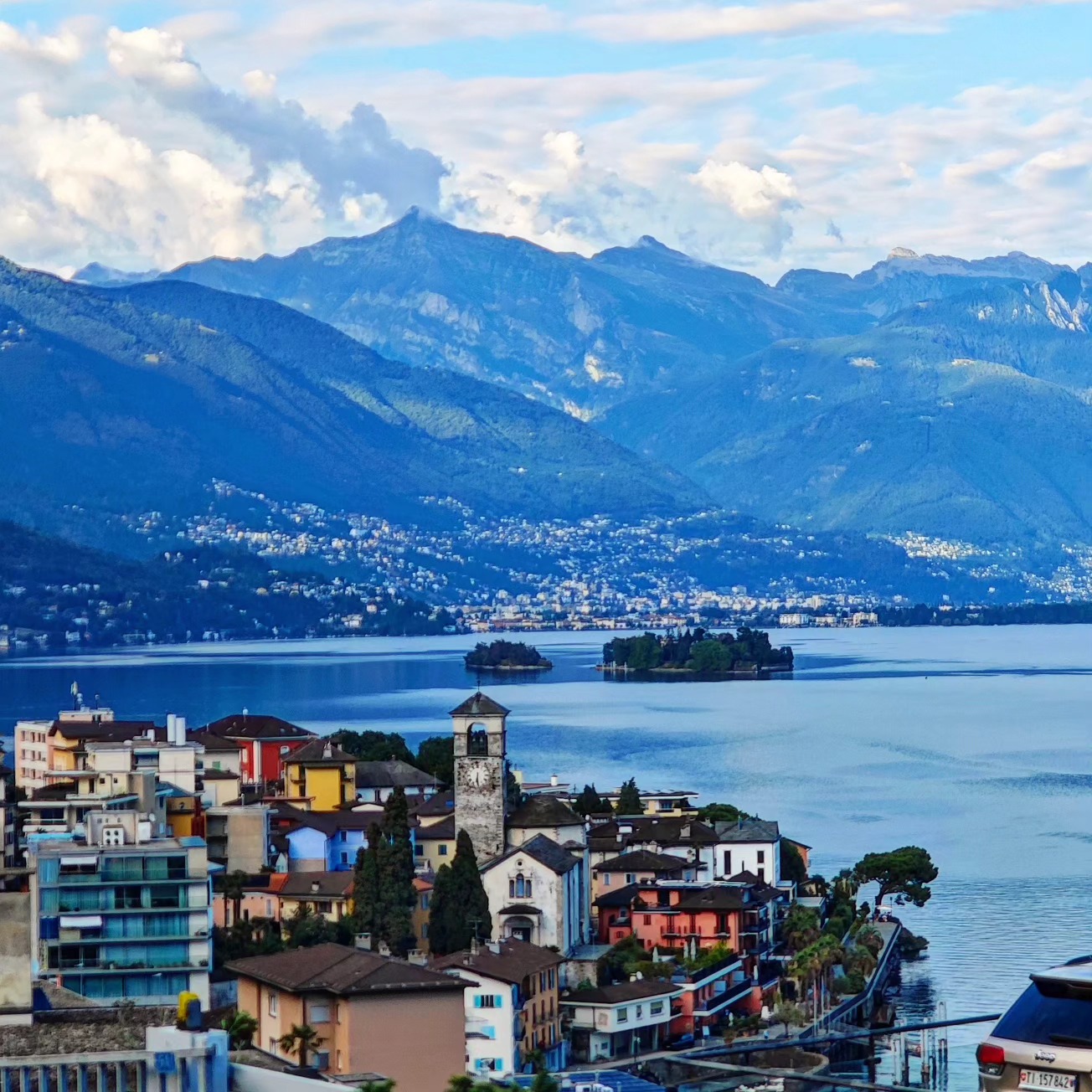 As September begins, Lago Maggiore in Brissago is a scene of serene beauty. The afternoon sun casts a warm, golden hue across the calm water, which lies almost motionless, like a mirror reflecting the gentle blue of the sky and the surrounding mountains. The air is still, with only the faintest whisper of a breeze, and the lake’s surface is occasionally broken by the subtle ripple of a passing boat or the soft splash of a fish. In this tranquil setting, the last days of summer linger, offering a peaceful retreat amidst the natural splendor of the Swiss-Italian lakeside.
---
All'inizio di settembre, il Lago Maggiore a Brissago è uno spettacolo di serena bellezza. Il sole pomeridiano diffonde un caldo bagliore dorato sull'acqua calma, che giace quasi immobile, come uno specchio che riflette l'azzurro tenue del cielo e le montagne circostanti. L'aria è ferma, con solo un leggero sussurro di brezza, e la superficie del lago è occasionalmente increspata dal passaggio silenzioso di una barca o dal delicato spruzzo di un pesce. In questo scenario tranquillo, gli ultimi giorni d'estate si prolungano, offrendo un rifugio di pace immerso nello splendore naturale della riva italo-svizzera.
--
Anfang September präsentiert sich der Lago Maggiore in Brissago in einer Szenerie von stiller Schönheit. Die Nachmittagssonne wirft ein warmes, goldenes Licht auf das ruhige Wasser, das fast regungslos daliegt, wie ein Spiegel, der das sanfte Blau des Himmels und die umliegenden Berge reflektiert. Die Luft ist still, nur ein leiser Hauch von Wind ist zu spüren, und die Oberfläche des Sees wird gelegentlich von den sanften Wellen eines vorbeifahrenden Bootes.
#brissago #brissagoislands #visitbrissago
#visitticino #ticino #ticinoturismo #switzerland #switzerland🇨🇭 #travel #swiss #swissriviera #brissago4u #lake #boat
#fineartphotography
#swissalps #swissculture #loves_united_switzerland #switzerlandwonderland #got_greatshots #planet_earth_shots #suissebook #discoverthealps #discoverswitzerland
#mybrissago
@mybrissago
@lidobrissago
@tcbrissago
@bahiabrissagosnackbar
@cantina.giromit
#cantina.giromit
@aziendavitivinicolachiappini
#aziendavitivinicolachiappini