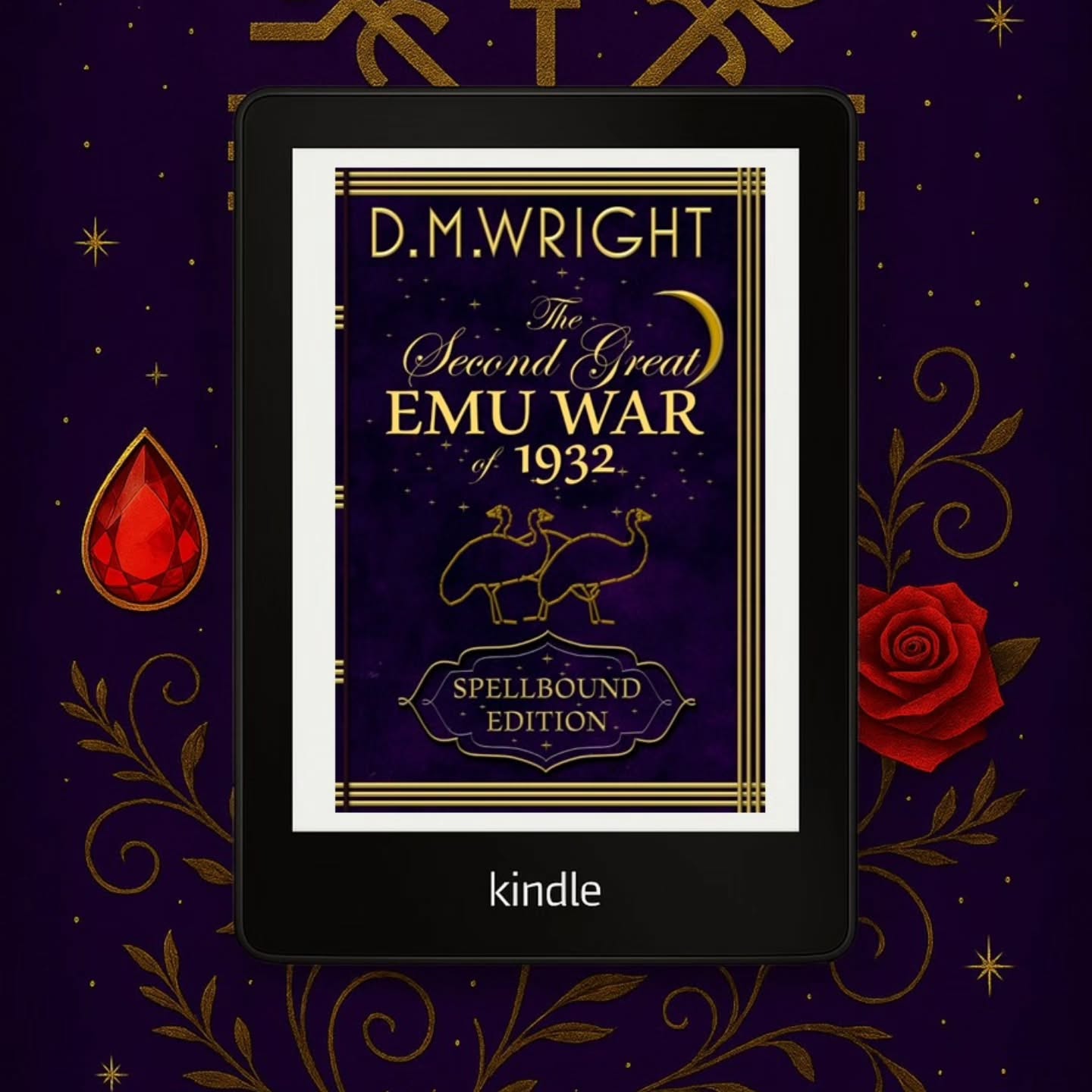 "THE SECOND GREAT EMU WAR OF 1932" by Australian Author D. M. Wright.
DMWproductionsAus.com (Best viewed on desktop version)
TIME IS TICKING...
After the collapse of the First Emu War, the bird population in the Campion district is only increasing.
Time is nearly up for the Federal Government to show its strength as Western Australia draws ever closer to is secession referendum.
Desperate for the soldiers to return to the battlefield, the farmers turn to the Opposition, which only escalates the political turmoil for the Minister for Defence.
With all but the farmers wanting their failure - and their own families wanting them home - the soldiers must also play the political game to see the war through to its completion.
WARS ARE FOUGHT AS MUCH IN PARLIAMENT AS THEY ARE ON THE BATTLEFIELD. D. M. WRIGHT MASTERFULLY CAPTURES THE FULL SPAN OF THE EMU WAR WITH DEPTH, SUSPENSE AND HEART.
Amazon.com/author/dmwright
DMWproductionsAus.com (Best viewed on desktop version)
#booktube #books #bookstagram #booksformen #clown