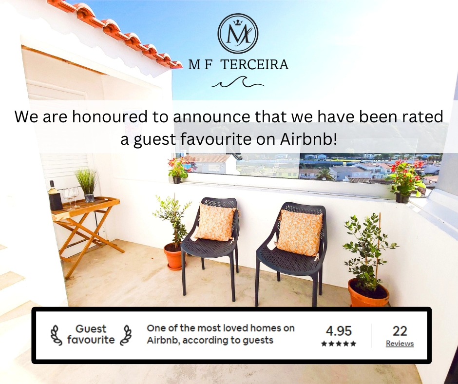 We are honoured to announce that MF Terceira has been rated one of the most loved homes on Airbnb! Thank you to all of our wonderful guests! 🙌
"Superior boutique accommodations in the middle of the Atlantic ocean offering a prime location, 2 minute walk to Praia Da Vitoria Beach. Welcoming and traditional hospitality is what we strive to provide our guests."
Please visit our website to book your next accommodation in Terceira Island:
www.mfterceira.com