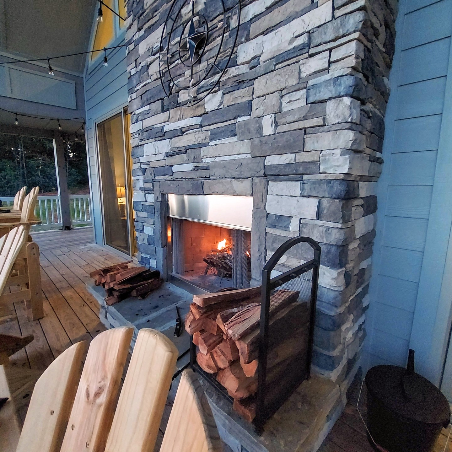 Outdoor Fireplace