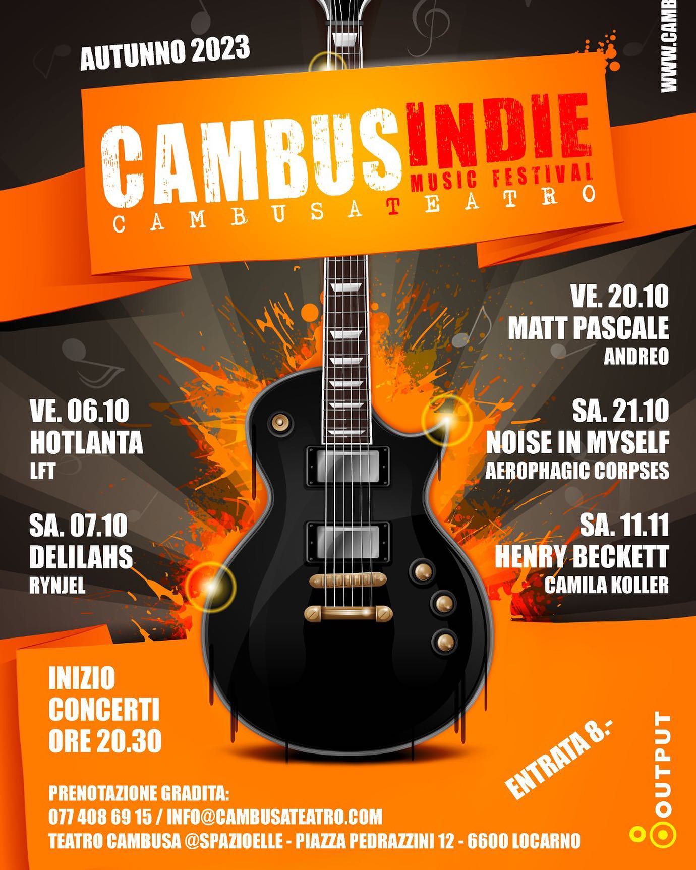 Non vediamo l‘ora🔥
Sabato 07.10.23
Teatro Cambusa/SpazioElle
Locarno
Support: @r.ynjel
#locarno #cambusateatro #spazioelle #delilahs #ticino #cambusindie
@cambusateatro