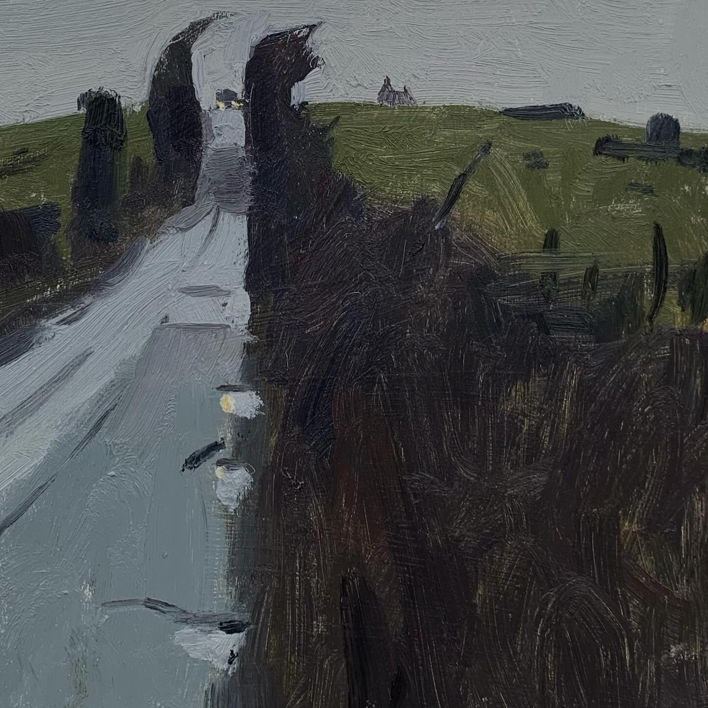 Car coming over the hill.
Pevensey
#pleinair #oilpainting #pevensey