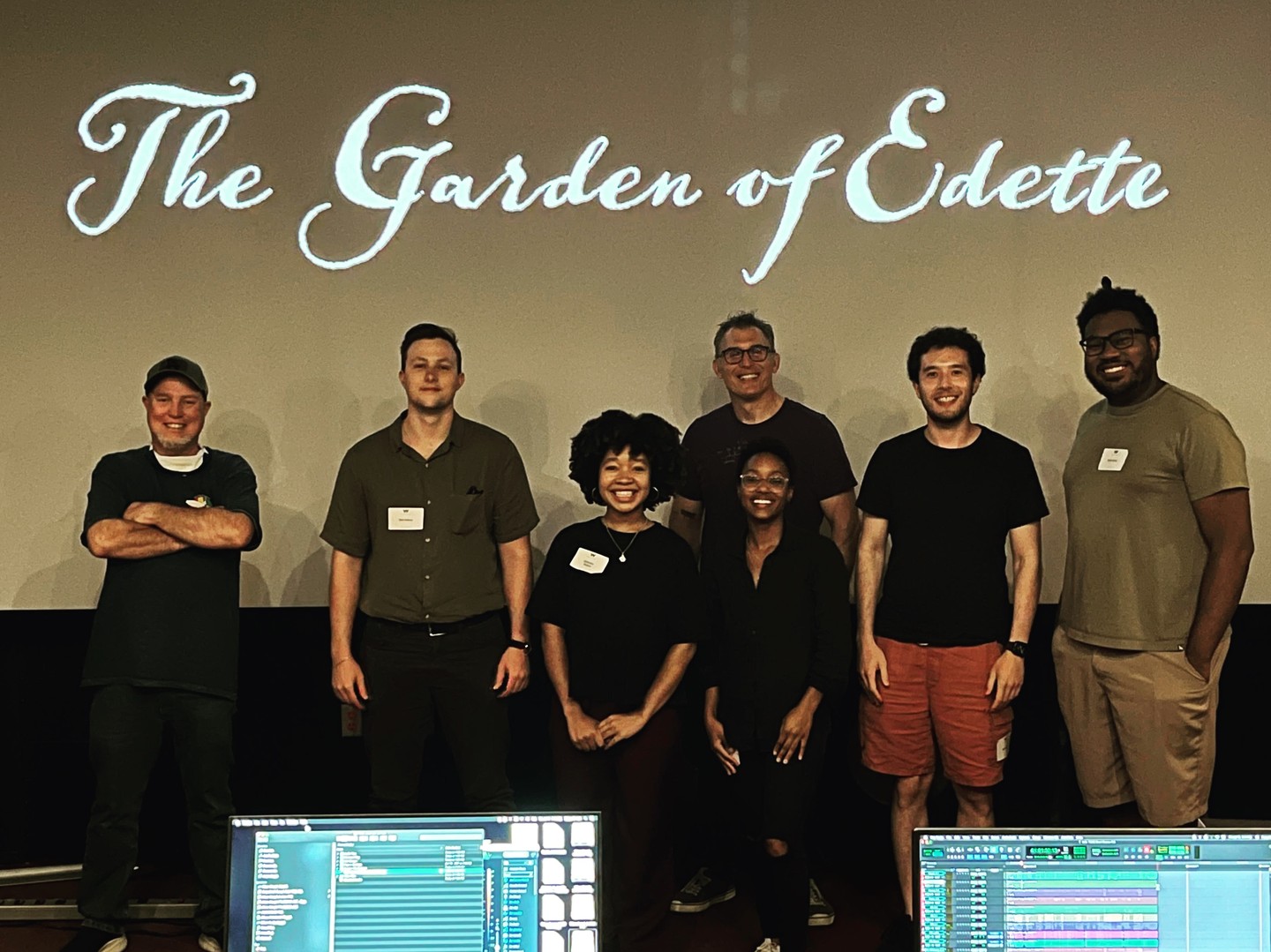 We were excited to have mixed 'The Garden of Edette' here at Westwind! This was a thesis film from the American Film Institute. Pictured from left to right: Doug Andham (Re-Recording Mixer),
Sam Vallone (Editor),
Guinevere Thomas (Director),
Lauren Rausaw (Producer),
Kurt Kassulke (Re-Recording Mixer),
Matt Kleppner (Cinematographer)
Isaiah Carter (Music Composer). #thegardenofedette #americanfilminstitute #afi #westwind #bringpicturetolifewithsound #avid #avidprotools #protools #avids6 #audiopost #audiopostproduction #sounddesign #audiomixing #soundforfilm #entertainment #entertainmentindustry #fim
