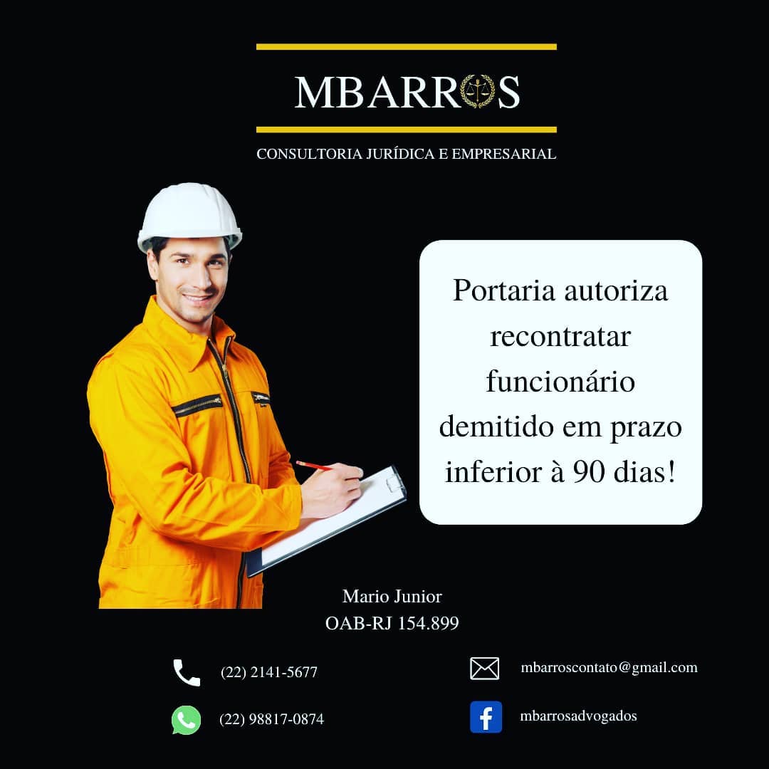Funcionário demitido pode ser recontratado em prazo inferior à 90 dias?
Normalmente não, porém a recente Portaria 16.655/20, publicada no dia 14/07/2020, autorizou a recontratação de funcionário demitido sem justa causa, dentro dos 90 dias subsequentes à data da rescisão, sem que a empresa venha a ser punida por rescisão fraudulenta.
É importante destacar que essa permissão só vale durante estado de calamidade pública decorrente da covid-19!
Além disso, a recontratação deve manter os mesmos termos do contrato rescindido, exceto se houver previsão nesse sentido em negociação coletiva.
#boanotícia
#novidade
#legislação
#atualização
#lutaporjustiça