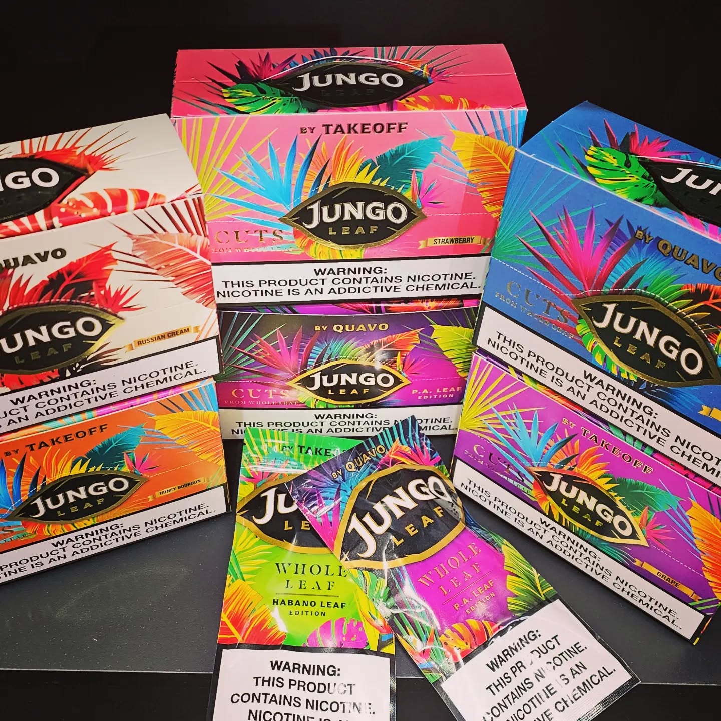 You know we do our research! So get the next best leaf in the market. Hitting all stores now! Get your flavor before they are gone! #jungo #jungoleafwraps #jungoleafs #dfw #dallas #smoke #heychiefpassthatshit #theglasshousetx #ballerstatus #takeoff #quavohuncho #migos #prewashed #finerthings #elite #smokeweedeveryday