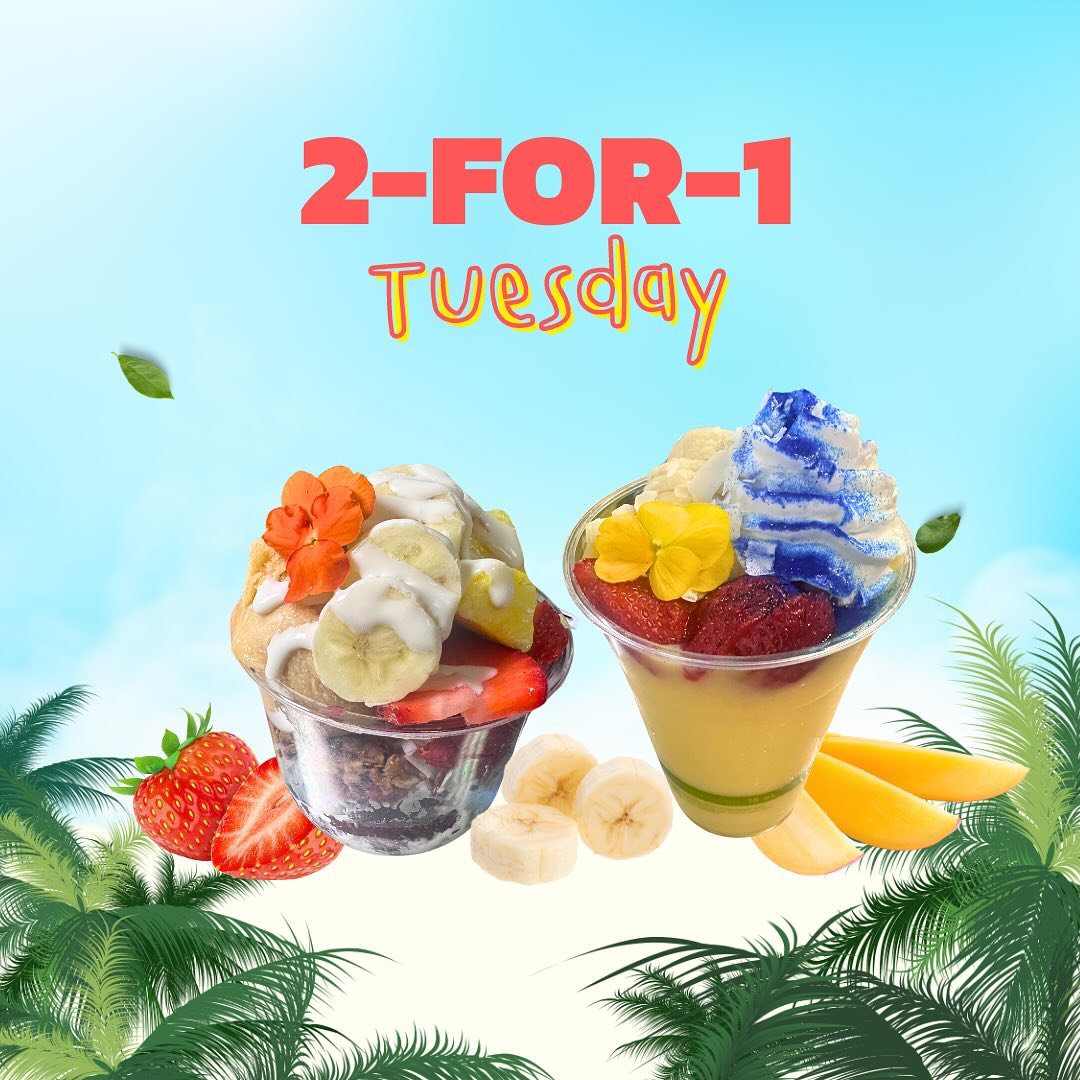 Better together! 👯
BOGO smoothie bowls and smoothies from 12pm-4pm!🫐🥥🍍🍓
📍670 E. Flamingo Rd.
Las Vegas, NV 89119
#bogofree #2for1 #smoothies #smoothieaddict #superfoodsmoothie #wellness #lasvegasinfluencer #lasvegasfood #lasvegaslocals #lasvegasfoodie #lasvegasfitness #lvfoodie #smoothielover #healthylifestyle #healthy #healthiswealth #tuesdayvibes #lasvegasfamilyfun #lasvegasfamily #lasvegasbusinessowner
#smoothiebowls