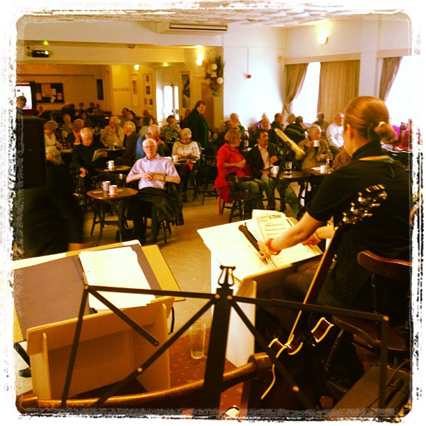 Playing with "12 to the bar" band. Privileged to be called in to dep for their regular pianist! Great gig! :)