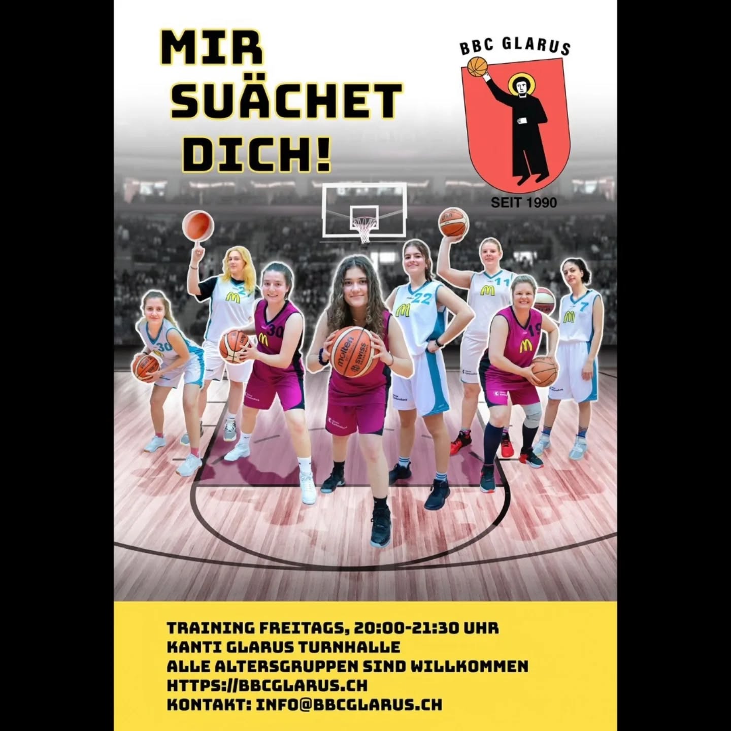 Mir suchäded dich! Chum doch mal verbi, mir würed üs freue 🏀
