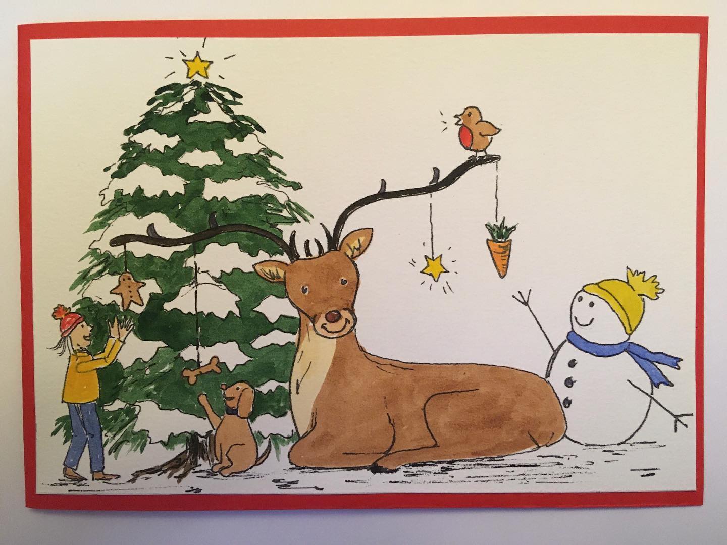 Christmas Greetings and a happy and peaceful new year #artistsoninstagram