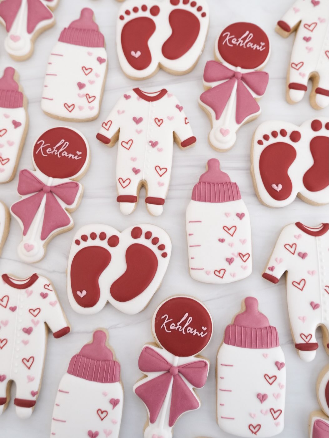 Hello February 🩷
Baby girl is already so loved!!
#atlantabaker #atlantacookies #babyshowercookies
#customcookiesatlanta #heartcookies