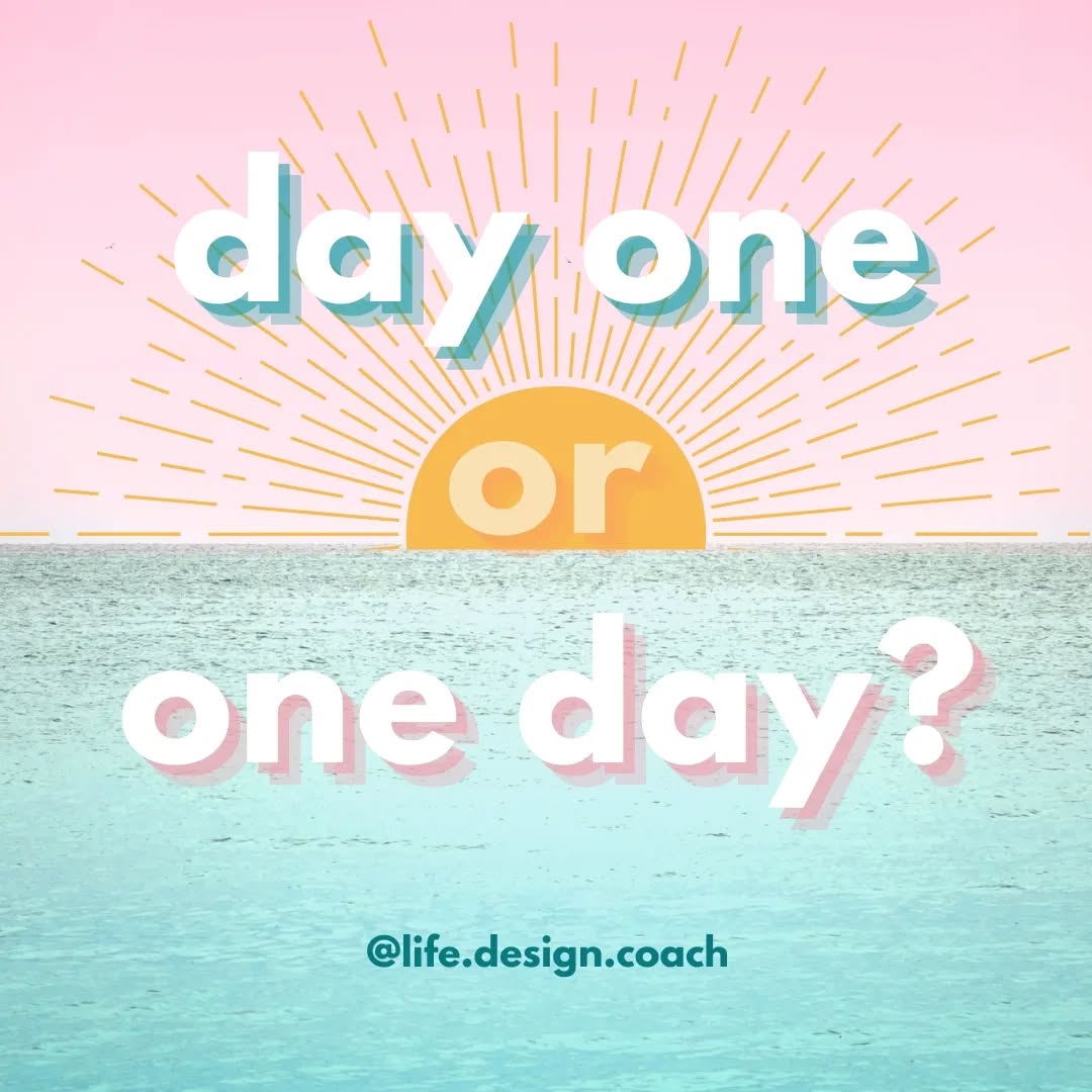 It doesn't matter that it's the 2nd of January (or any arbitary date), is today the day you start something or will it always be one day?
Will it be a forever dream or will it be a goal or habit with a plan and first action?
Do something to start it today. Right now. Doesn't matter how small, in fact the smaller the better. An email, an internet search, a download, a purchase, writing one line, a booking, a conversation, a 2 minute run, a smile, reading one page. Do it. Before one day becomes never.