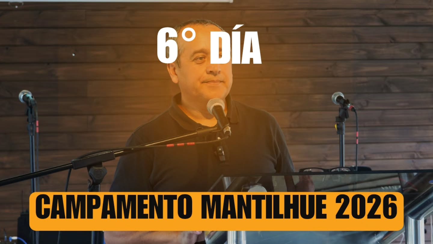 Día 6 Campamento Mantilhue 2026
Hoy nuestro hermano Juan. Hernández ministro acerca de "El servicio". Siendo de mucha bendición para cada uno y una responsabilidad de poner en práctica todo lo aprendido.
Comimos juntos y hemos disfrutado de un hermoso día aprendiendo más de nuestro Dios y de cada uno de nosotros en la comunión diaria.