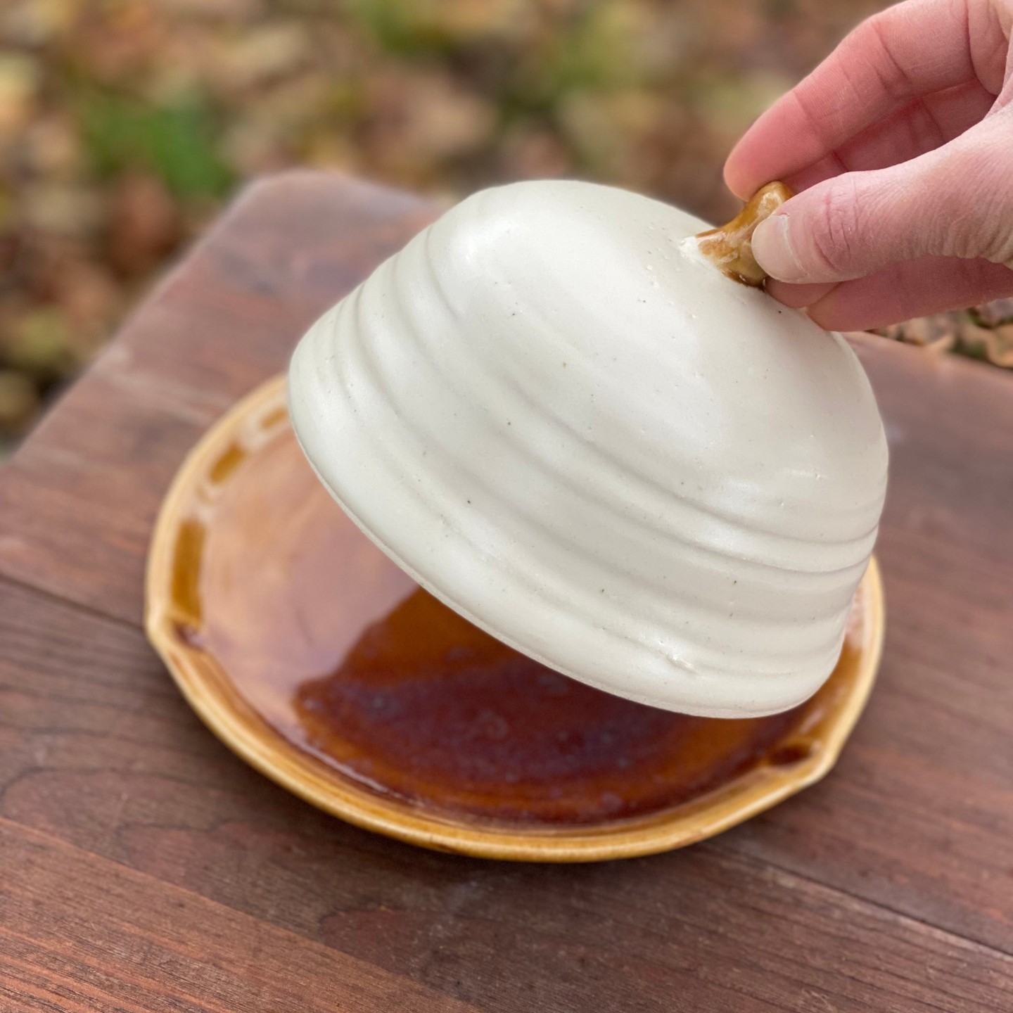 Petit cloche à fromage, à beurre ou à dessert surprise.
#grès
#ceramique
#céramique
#ceramiquecontemporaine
#artsdelatable
#artdelatable
#poterieartisanale
#platesforchefs
#ceramica
#ceramics
#ceramiquedrome
#tournageceramique
#interiordesign
#tablewear
#homedecor
#stonewarepottery
#decorationinterieur
#madeinfrance