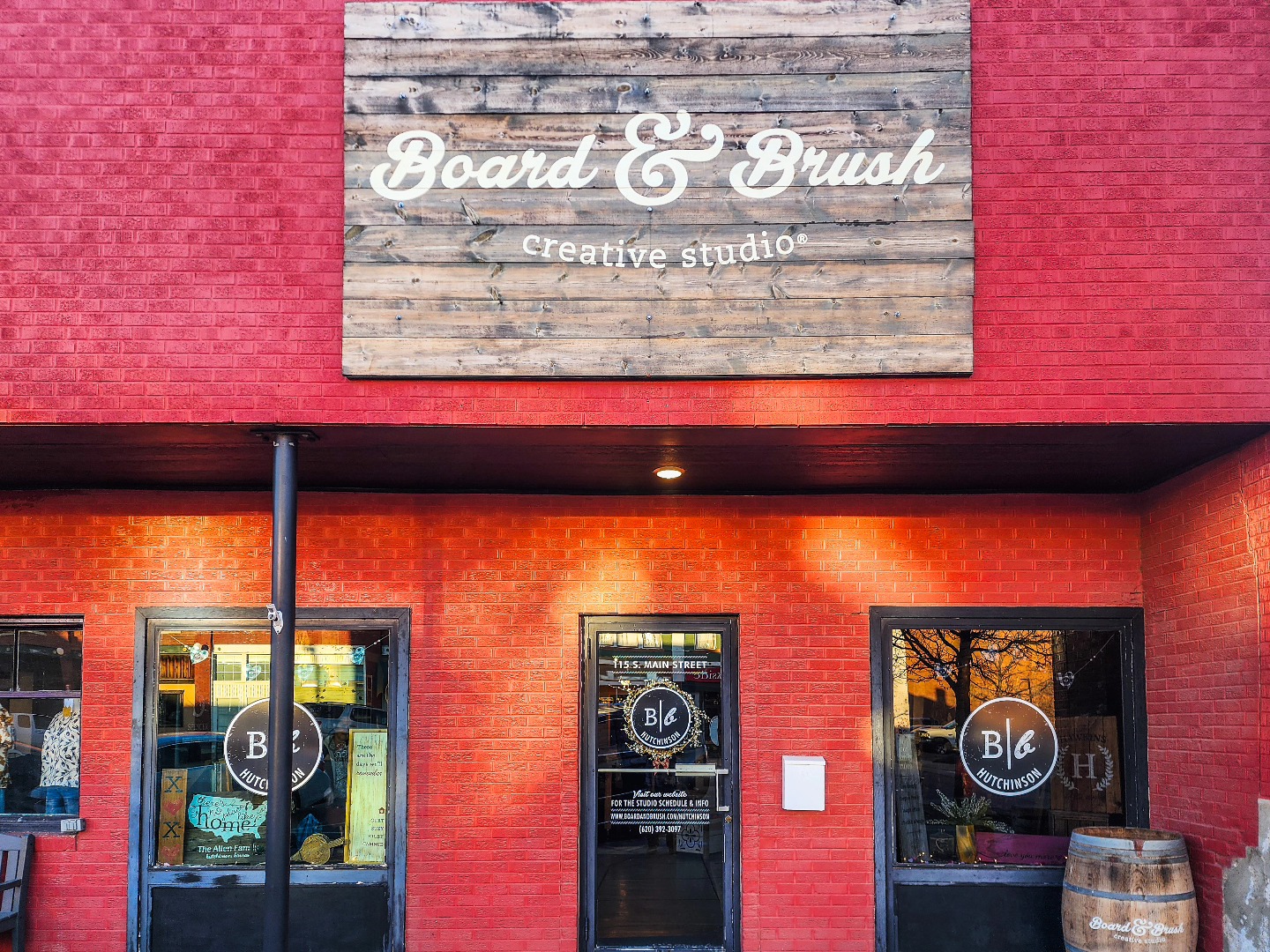 Come see us at @boardandbrushhutchinsonks from 6 to 8 this 3rd Thursday.