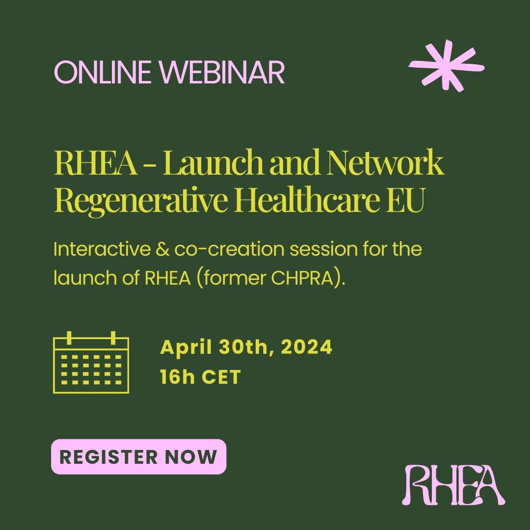 ๐ฃ ๐๐๐ฎ๐ง๐๐ก ๐๐ง๐ ๐๐๐ญ๐ฐ๐จ๐ซ๐ค๐ข๐ง๐ ๐๐๐๐ข๐ง๐๐ซ
๐
30๐ญ๐ก ๐จ๐ ๐๐ฉ๐ซ๐ข๐ฅ
โฐ 16๐ก ๐๐๐
Almost two years ago we launched CHPRA - Coalition of Health Professionals for Regenerative Agriculture which recently has transformed and repositioned as RHEA - Regenerative Healthcare European Association.
Join us in the one-hour webinar to discover the following:
โ
What is RHEA and who is behind it
โ
Why the change
โ
What is our work: services, collaborations, and projects in line for 2024
โ
How to use our material and database
โ
Networking session: get to know the players across the EU (and maybe some American friends :), and let's talk about the regenerative healthcare movement
We warmly invite people to build this with us: ๐๐๐ซ๐ฆ๐๐ซ๐ฌ, ๐ก๐๐๐ฅ๐ญ๐ก ๐ฉ๐ซ๐จ๐๐๐ฌ๐ฌ๐ข๐จ๐ง๐๐ฅ๐ฌ, ๐๐๐๐ฌ, ๐๐๐๐ฌ, ๐๐จ๐จ๐ ๐๐จ๐ฆ๐ฉ๐๐ง๐ข๐๐ฌ, ๐ฉ๐จ๐ฅ๐ข๐๐ฒ๐ฆ๐๐ค๐๐ซ๐ฌ, ๐ซ๐๐ฌ๐๐๐ซ๐๐ก๐๐ซ๐ฌ, ๐๐จ๐ฎ๐ง๐๐๐ญ๐ข๐จ๐ง๐ฌ, ๐ฎ๐ง๐ข๐ฏ๐๐ซ๐ฌ๐ข๐ญ๐ข๐๐ฌ, ๐๐ง๐ ๐๐ข๐ญ๐ข๐ณ๐๐ง๐ฌ to join this much-needed multidisciplinary conversation.
โฌ ๐๐๐๐๐๐๐๐๐๐๐๐ โฌ
LINK IN BIO
#regenerativehealthcare #regenerativeagriculture #regenag #agroecology #nutrition #foodismedicine #onehealth