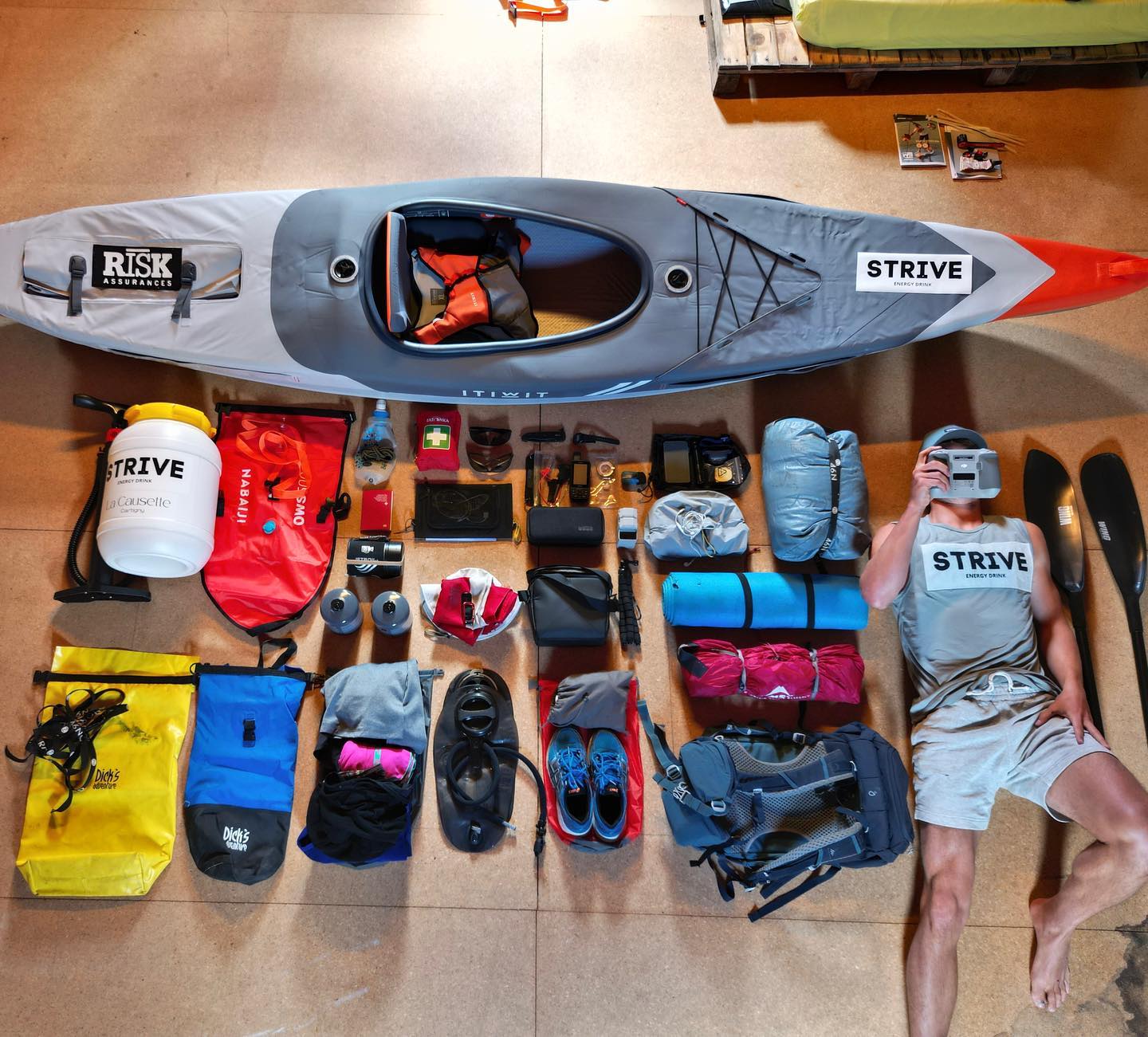 merci aux premiers sponsors qui me font confiance pour cette aventure, merci strive energy, la causette et risk assurance. 👍🏼👍🏼