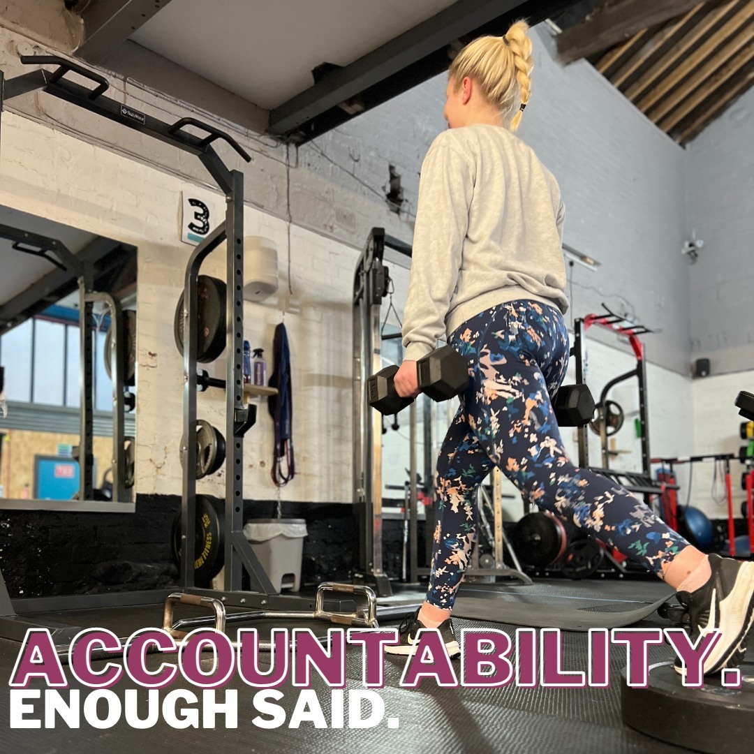 Do you know when you tell someone you're going to do something and it makes you feel like you'll actually do it...accountability in exercise and nutrition is the same thing 💁♀️
Having someone around to make sure you are doing the things you said you'll do is brilliant.
Someone to message you to say "how did you get on with your workout this evening?"
Someone to check your myfitnesspal diary and say "I noticed you didn't log your food at the weekend, shall we make a bit of a plan?"
Someone to ask "do you feel you've recovered well over the weekend?"
These are questions you more than likely wouldn't ask yourself, right?
We are definitely all culprits of switching our brain to "I can't be bothered to do a workout OR "urgh, I've had one bad day, I'll just continue the same this week and be better next week"
Having a personal trainer can put a barrier between the good thought and your brain telling you different.
