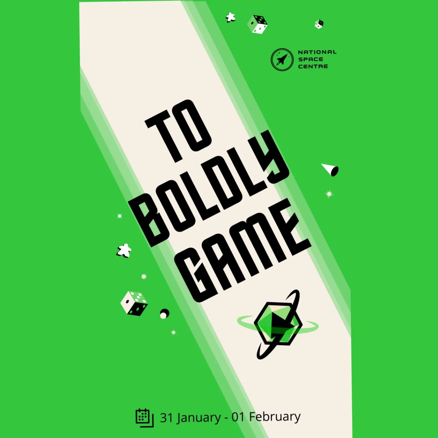 We are going to be at To Boldly Game this weekend, 31st January & 1st February, at at The National Space Centre (@spacecentre).
Come along and Bboldly choose which game you want to play. We will have the full line up available, Overgrowth, Forest Folk, Disappearing Act, Pete's Plaice, Ducks in a Row and the new prototype, Kindred Spirits.
We cannot wait to see you there. Head to the National Space Centre's website to get your tickets.
#ludusvulpes
#toboldlygame
#nationalspacecentre
#overgrowthboardgame
#disappearingactgame