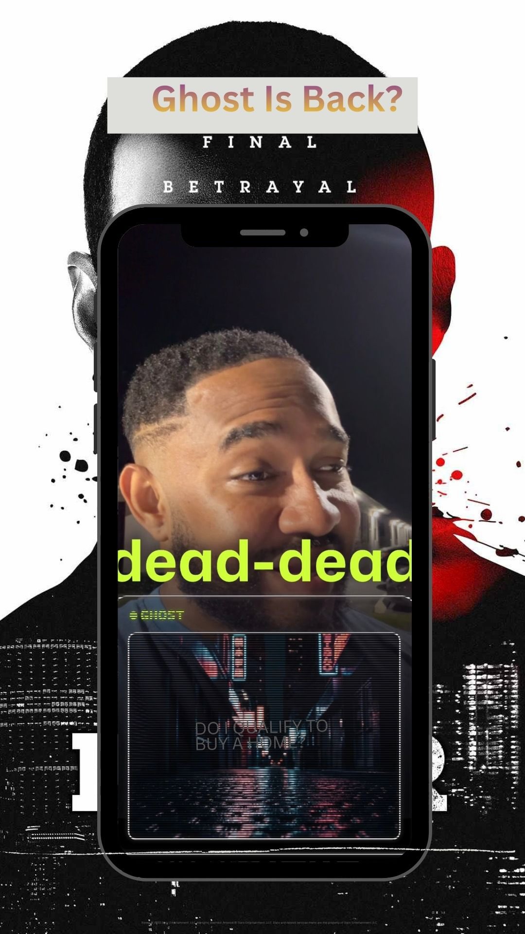 Can Ghost come back?
#power #starz @50cent