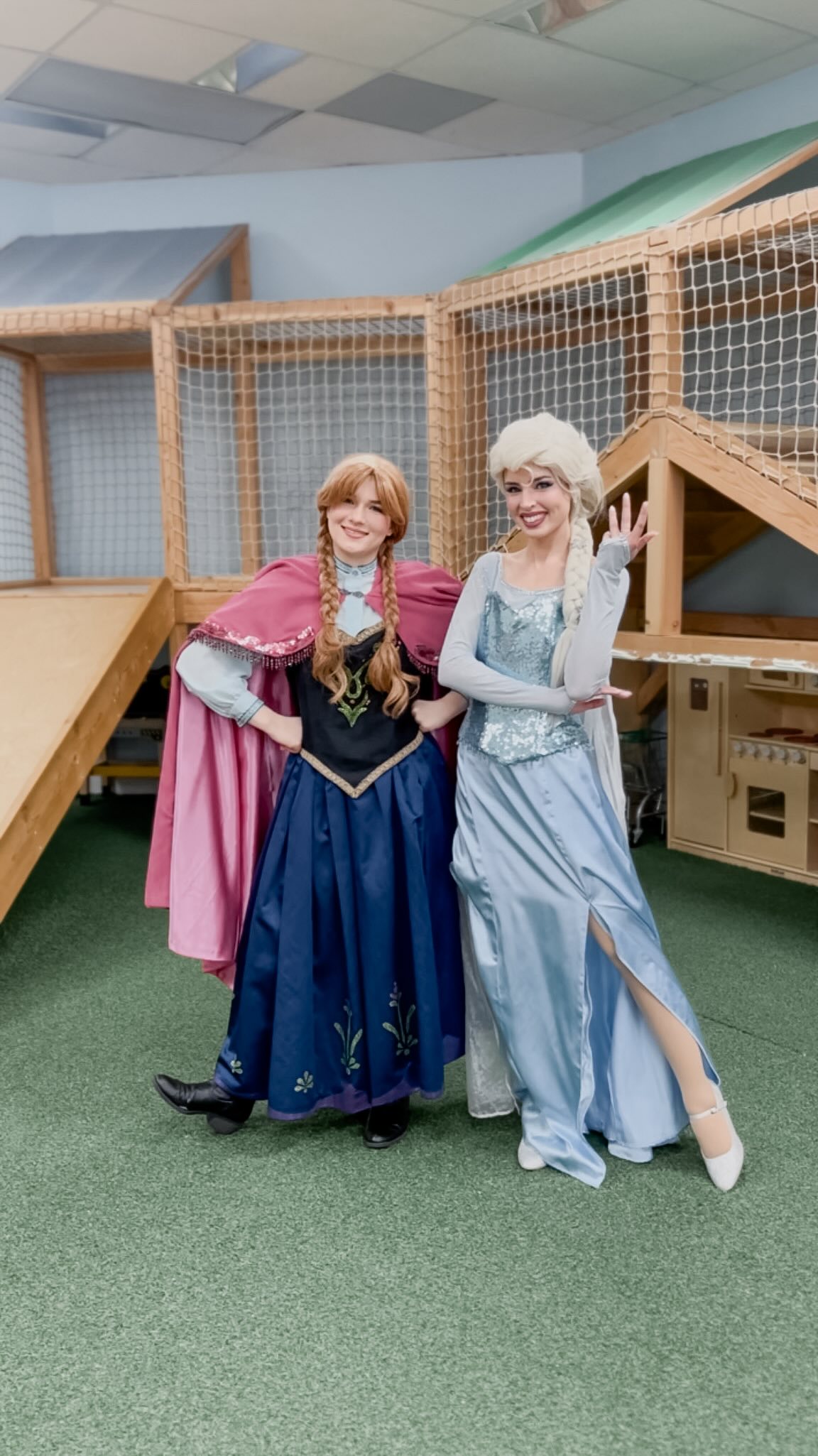 The cold doesn’t bother us anyway ❄️ Thanks for braving the winter temps and joining us for a princess play date. It truly was a magical morning ✨