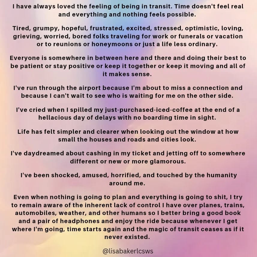 Thoughts from nowhere