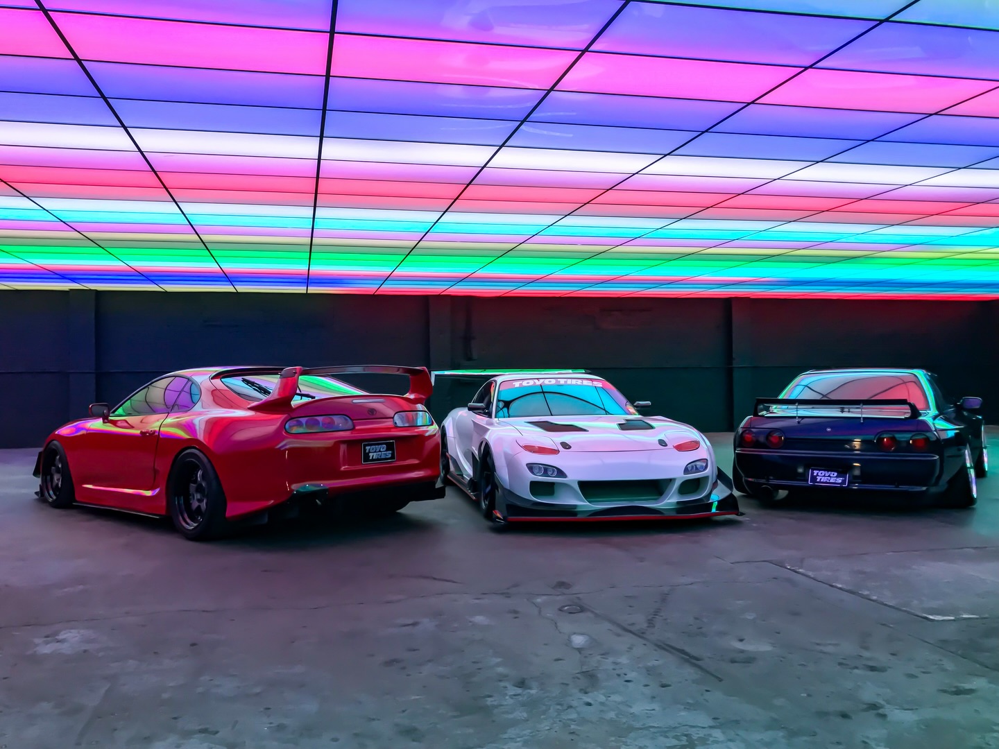 Motortrend x Super Street 90’s JDM themed calendar at the infamous Popsicle Studio.