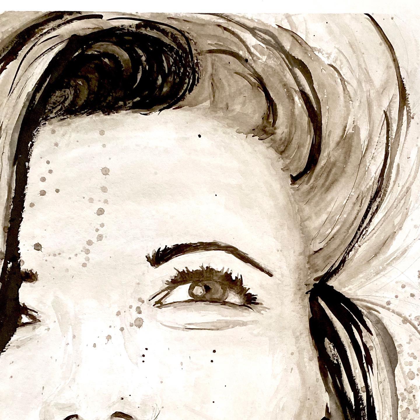 R E D - 70 x 98cm part 2
#teaser see full artwork in my shop | link in bio
⠀⠀⠀⠀⠀⠀⠀⠀⠀
#painting #aquarelle #watercolor #strongwoman #inkdrawing #mixedmedia #mixedmediaart #redlips #todaysartreport #artlovers #artofinstagram #artistsoninstagram #artist #kunst #artwork #womenwhodraw #painting #watercolorartist #viennaartist #künstler #malerei #portraits #viennaart